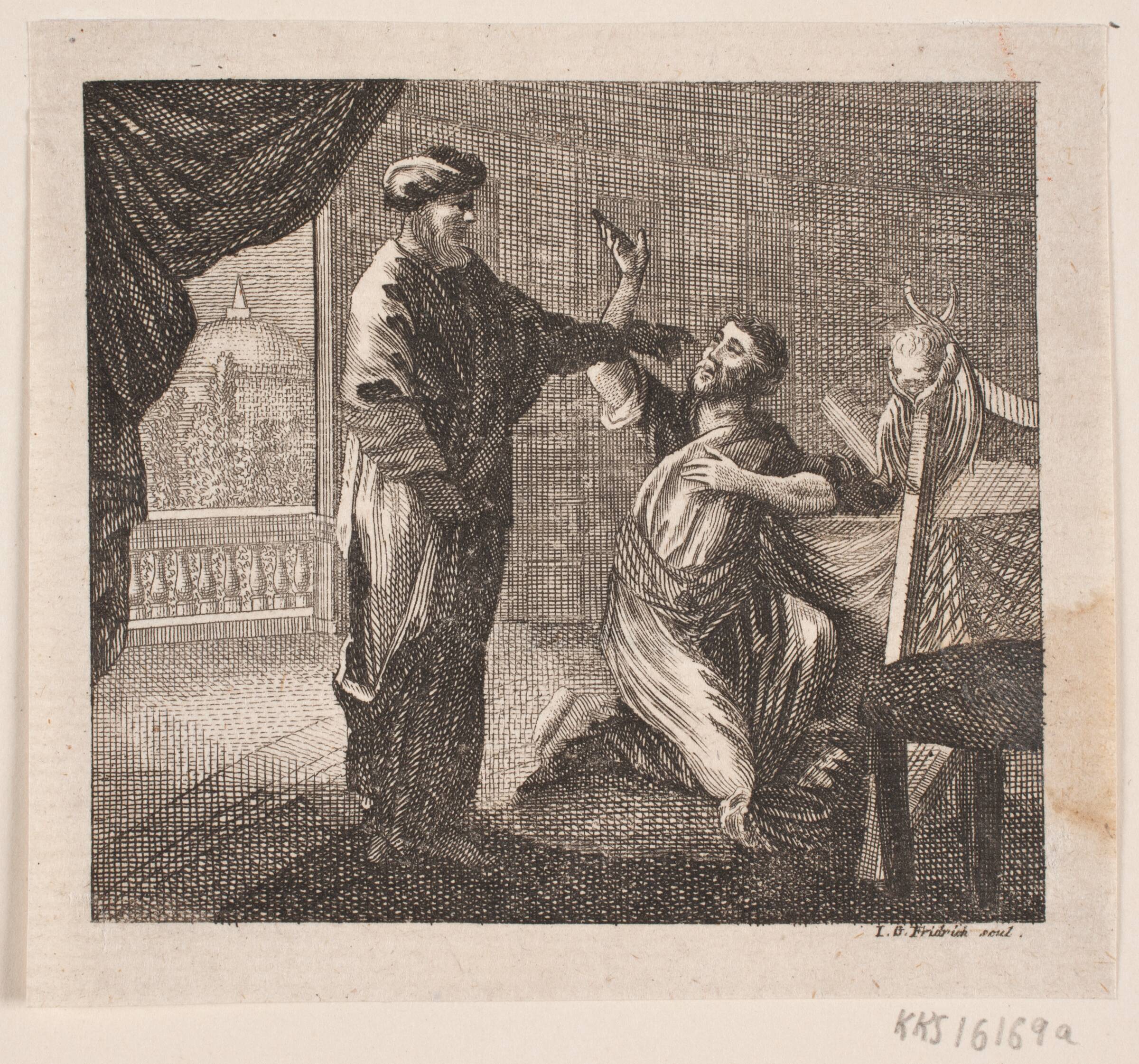 Vignet til H. Niemeyer "Bibelske Charakteristik", Johann Gottlieb Friedrich, 1742-1809