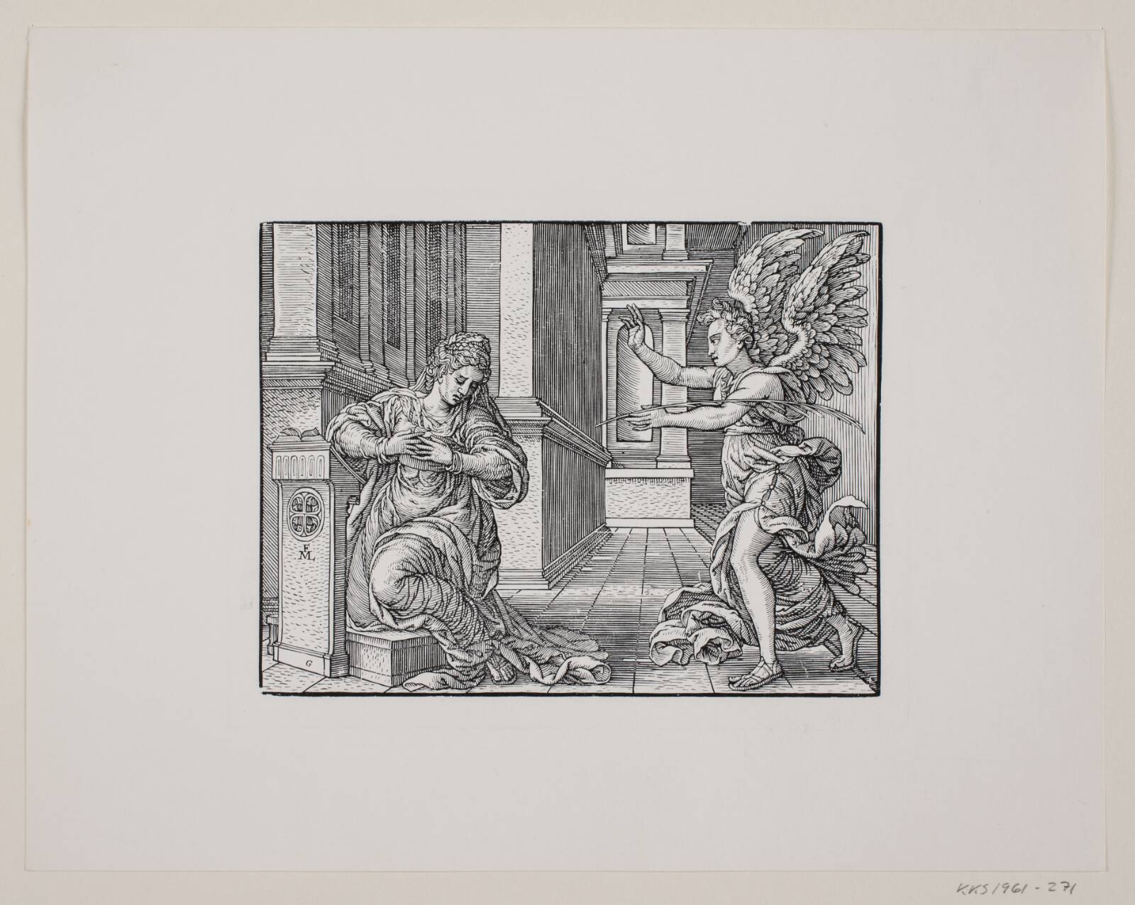 Bebudelsen, Melchior Lorck, 1574