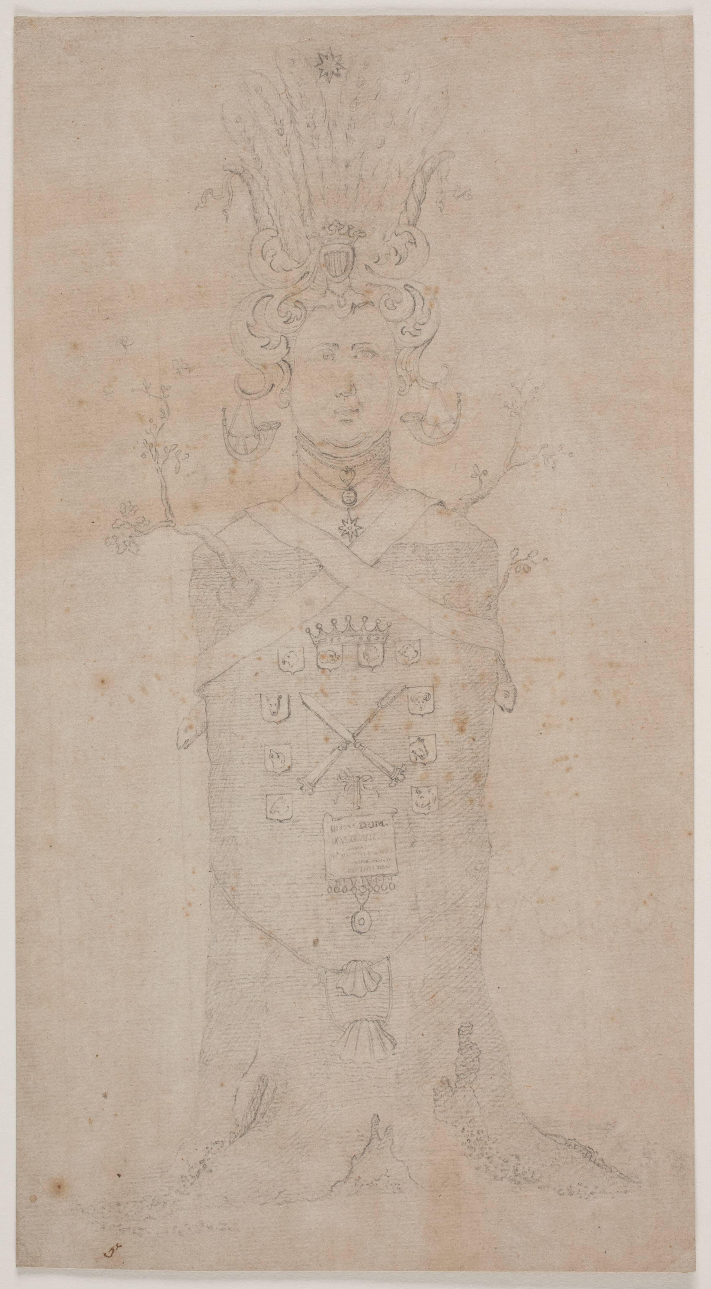 Satire, angiveligt over Grev Ditlev Reventlow, Johannes Wiedewelt, 1731-1802