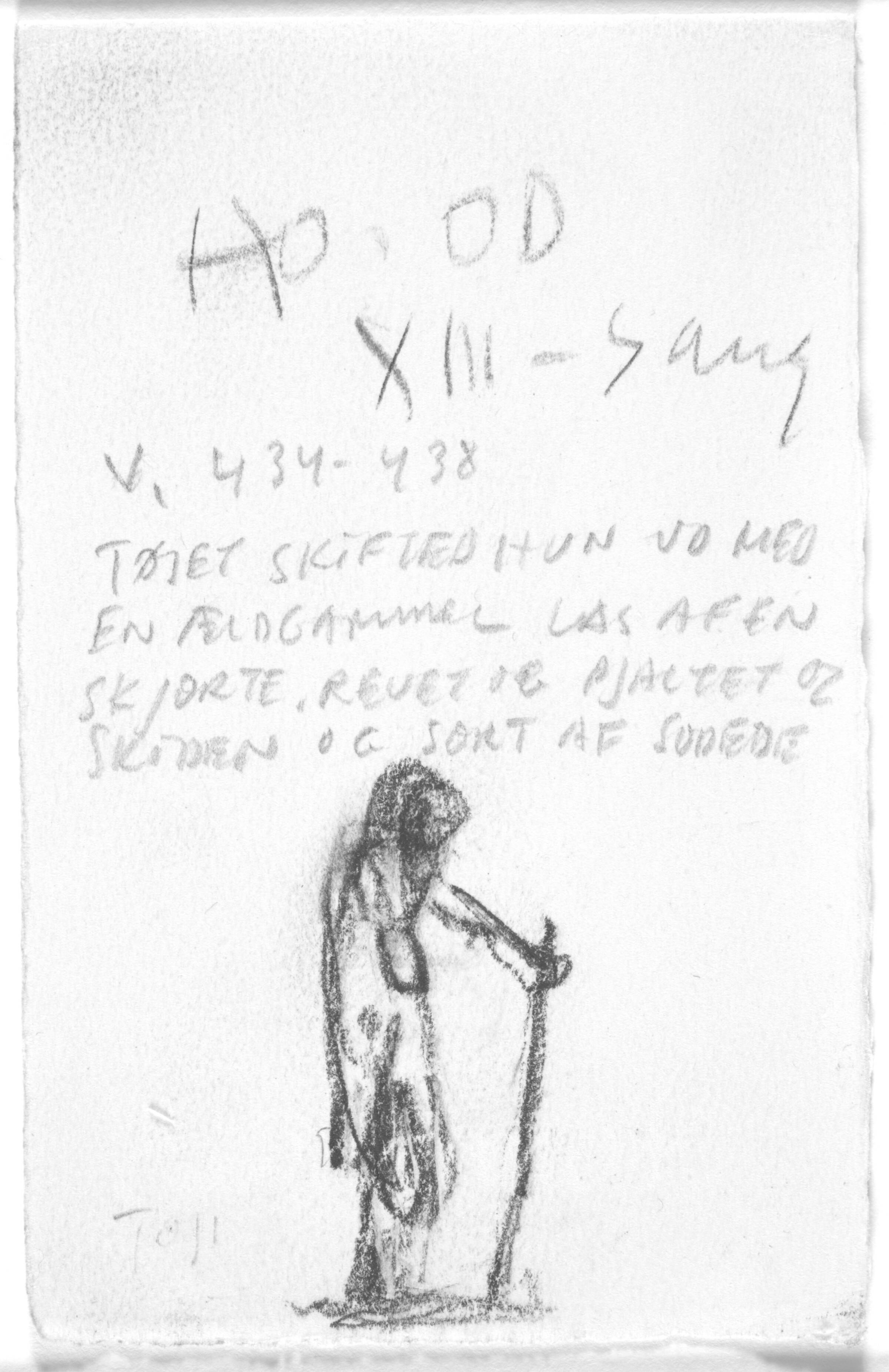 Skitse til trettende sang i Homers Odyssé, Peter Brandes, 2001-2002