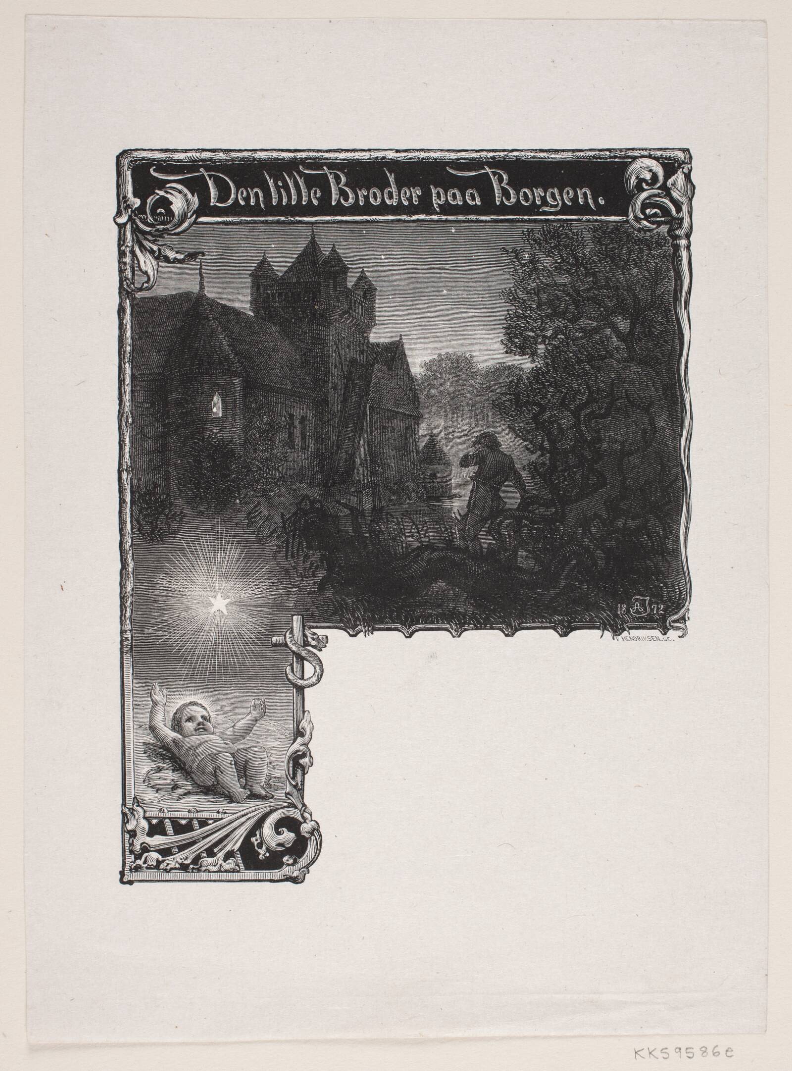 Illustration til August Bangs Børneblad, F. Hendriksen, 1872-1923