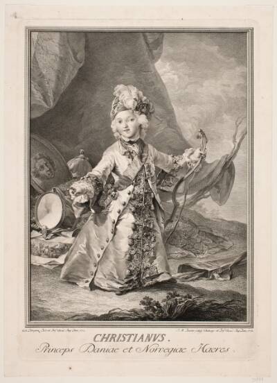 Christian VII som barn
