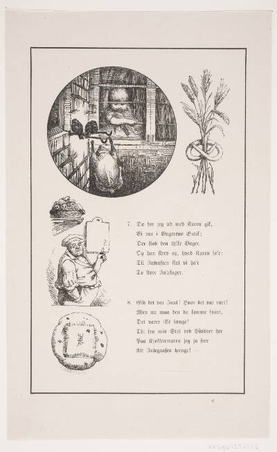 Illustration til Johan Krohn, "Peters jul"
