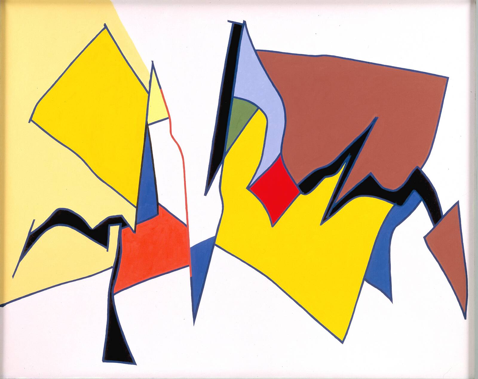Les vases communicants, Richard Mortensen, 1974