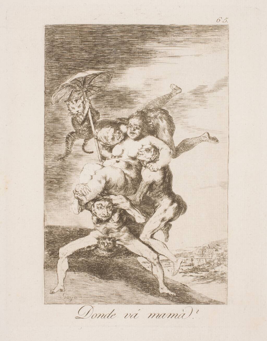 Hvor skal mor hen?, Francisco de Goya, 1797-1798