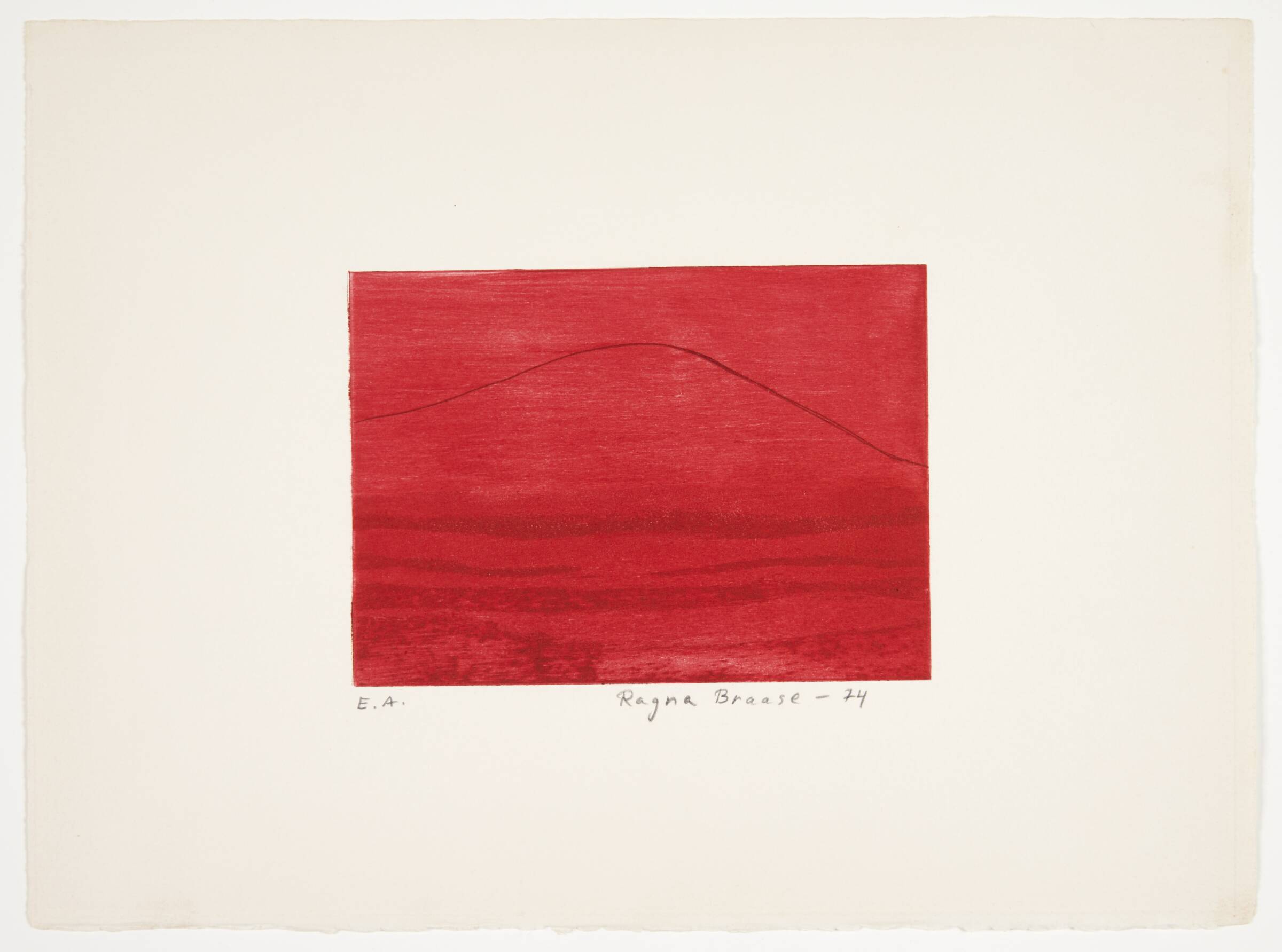 Uden titel, Ragna Braase, 1974