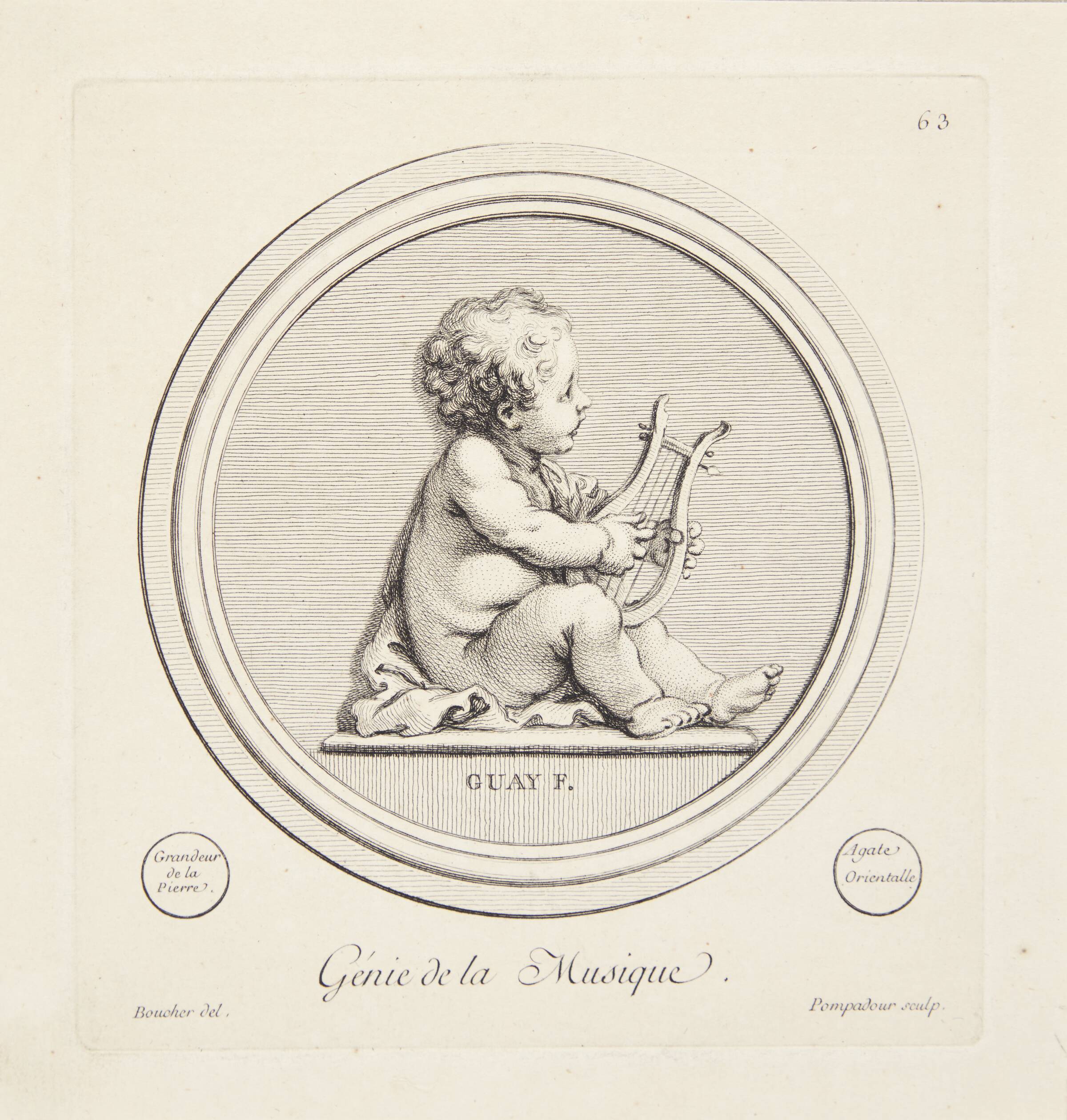 Musikkens genius, Madame de Pompadour, 1753-1757