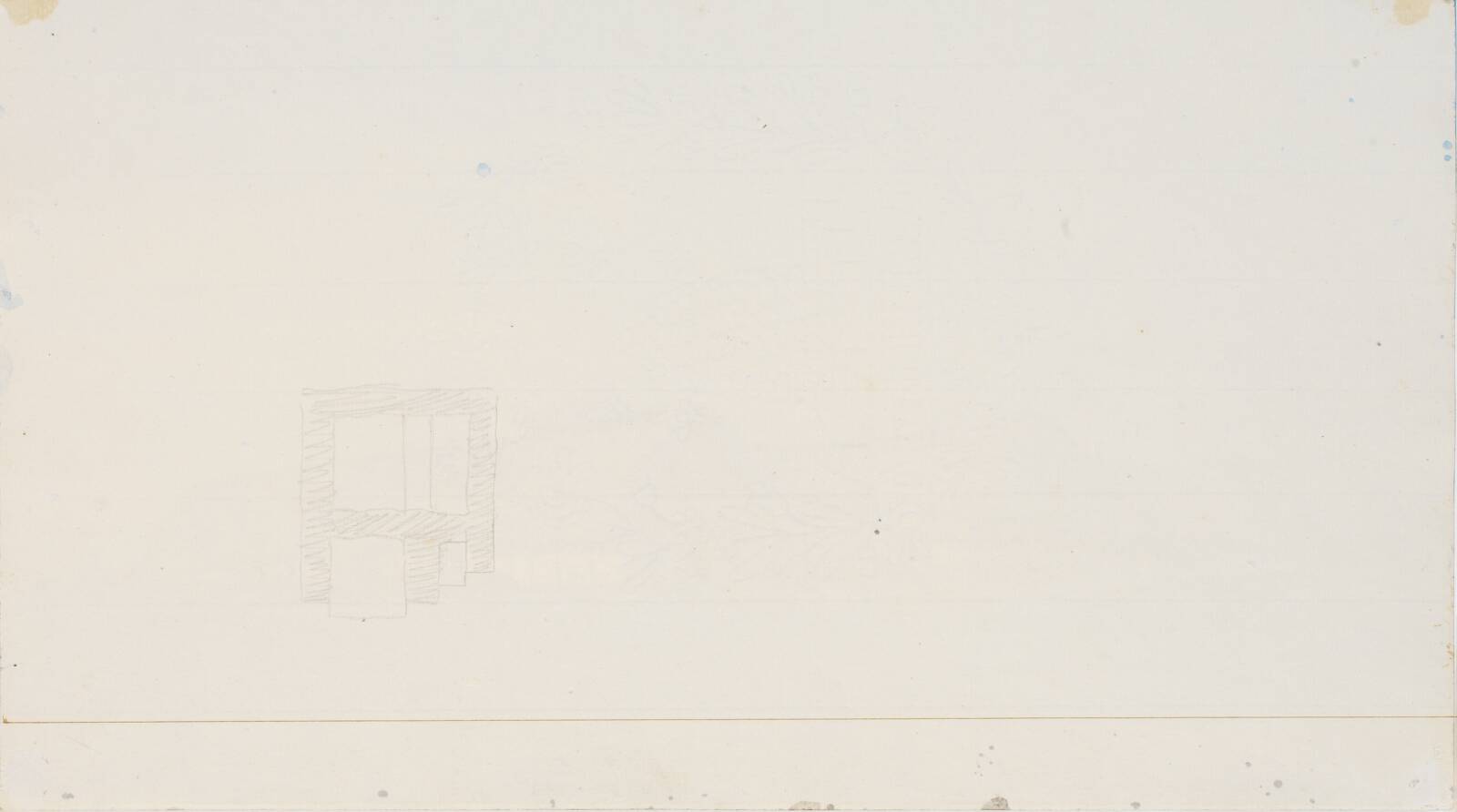 Rids af grundplan., P.C. Skovgaard, 1849