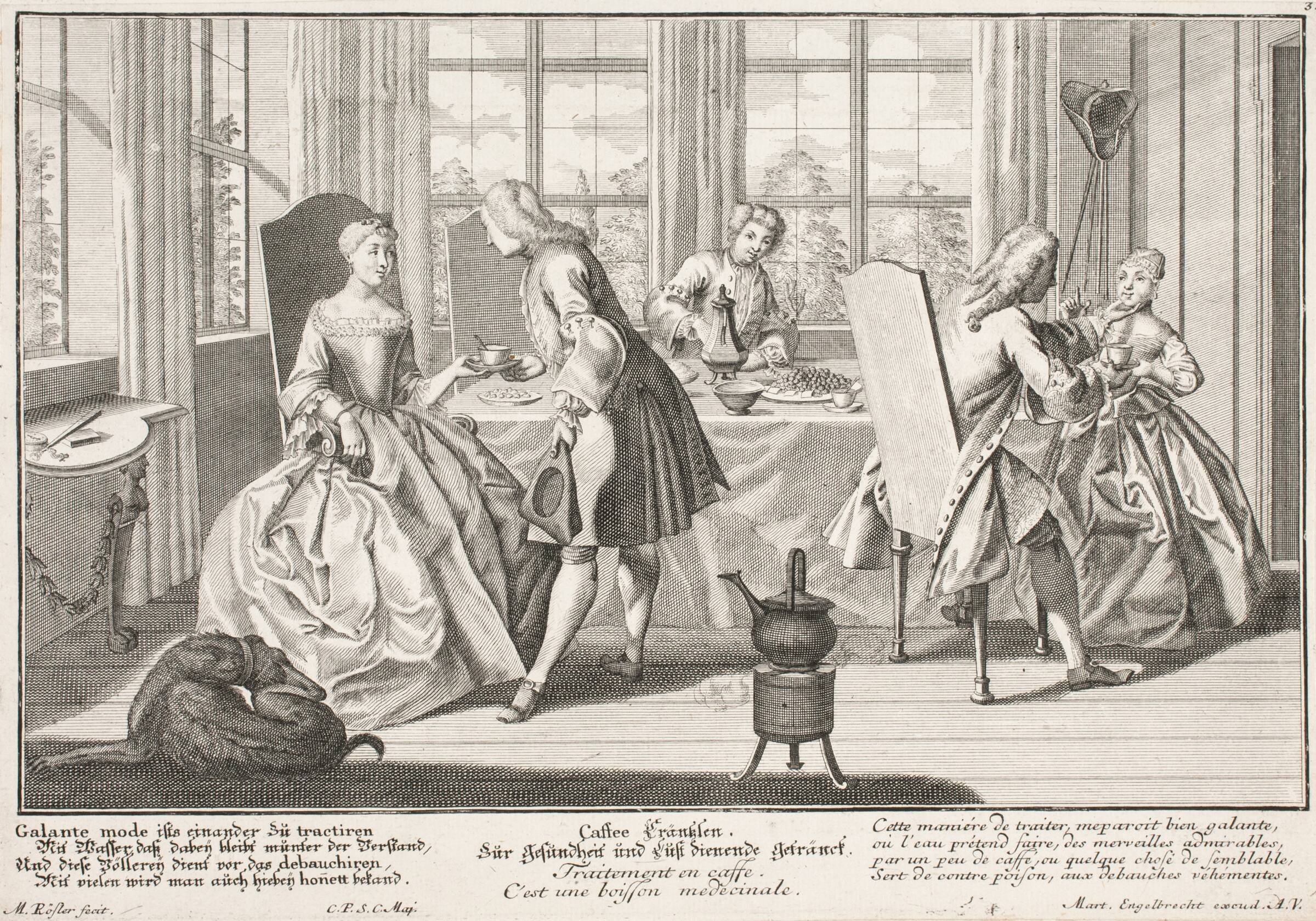 Musikselskab, Michael Rössler, 1705-1777