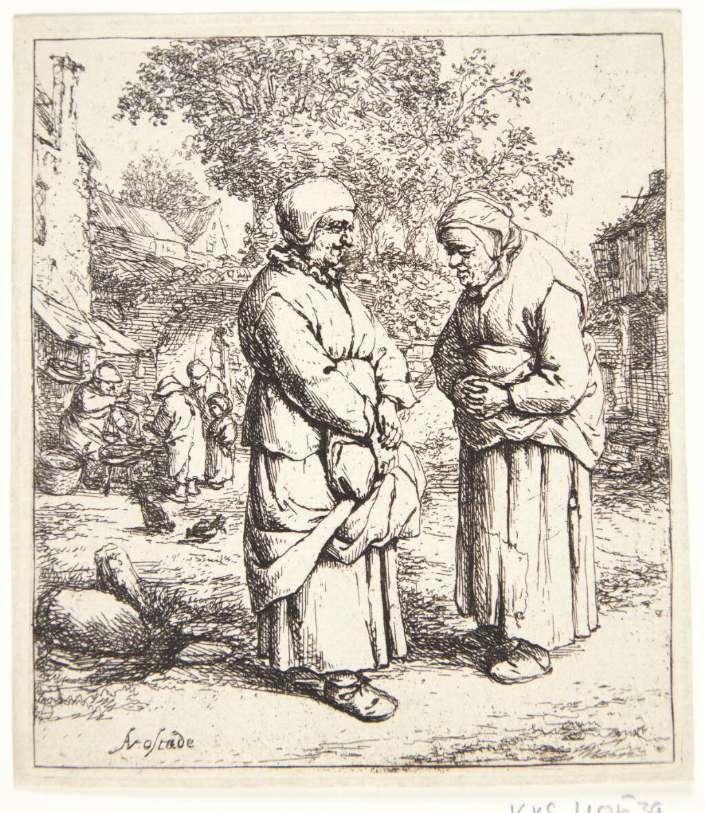 De to sladretanter, Adriaen van Ostade, 1642