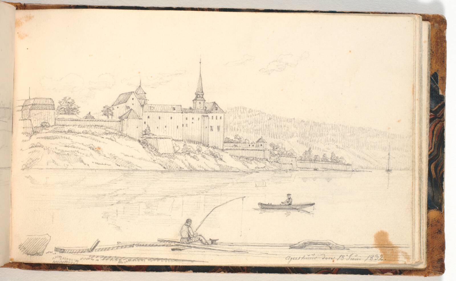 Akershus-fæstningen, Martinus Rørbye, 1832