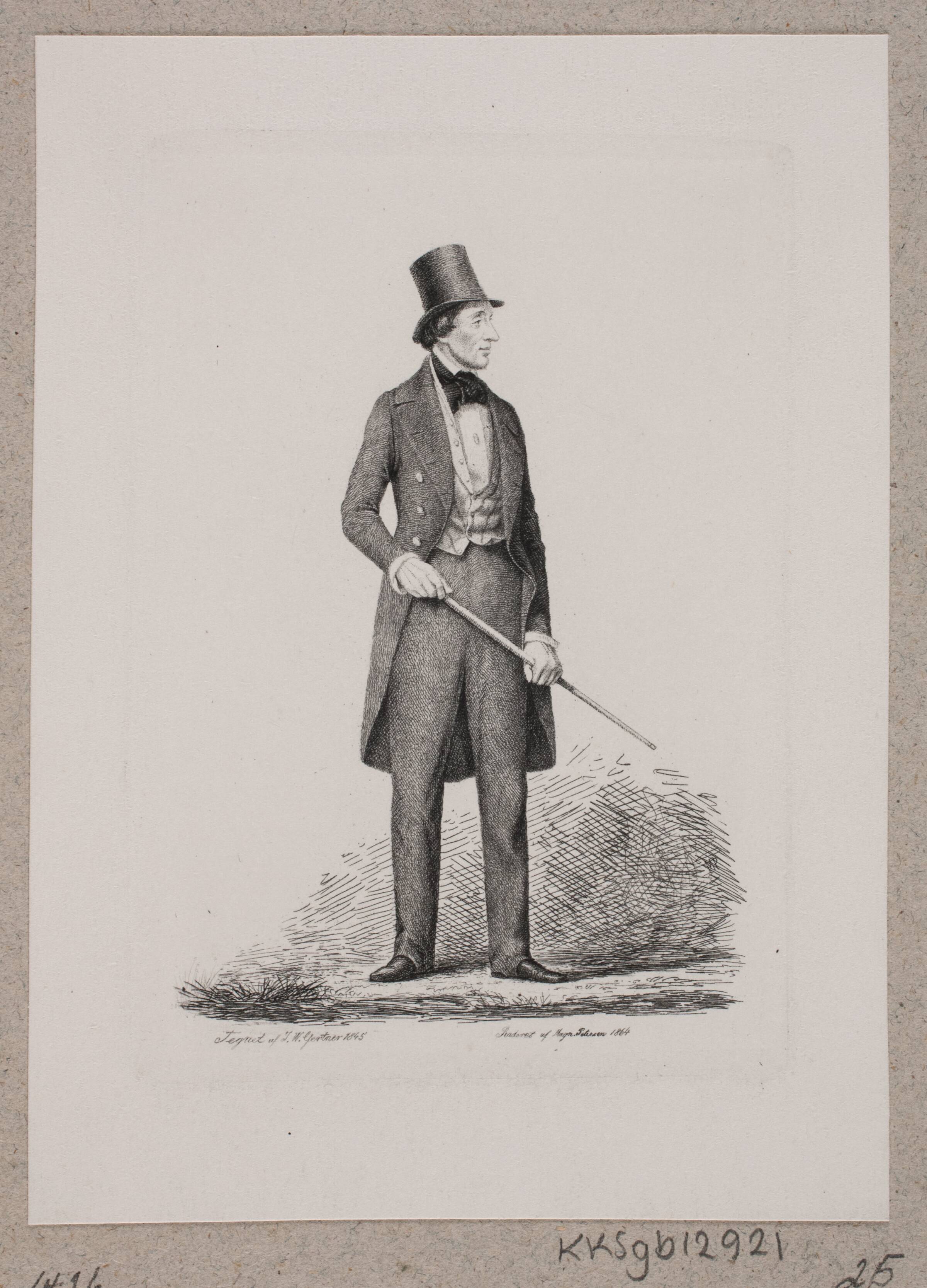 H. C. Andersen, Julius Magnus-Petersen, 1864