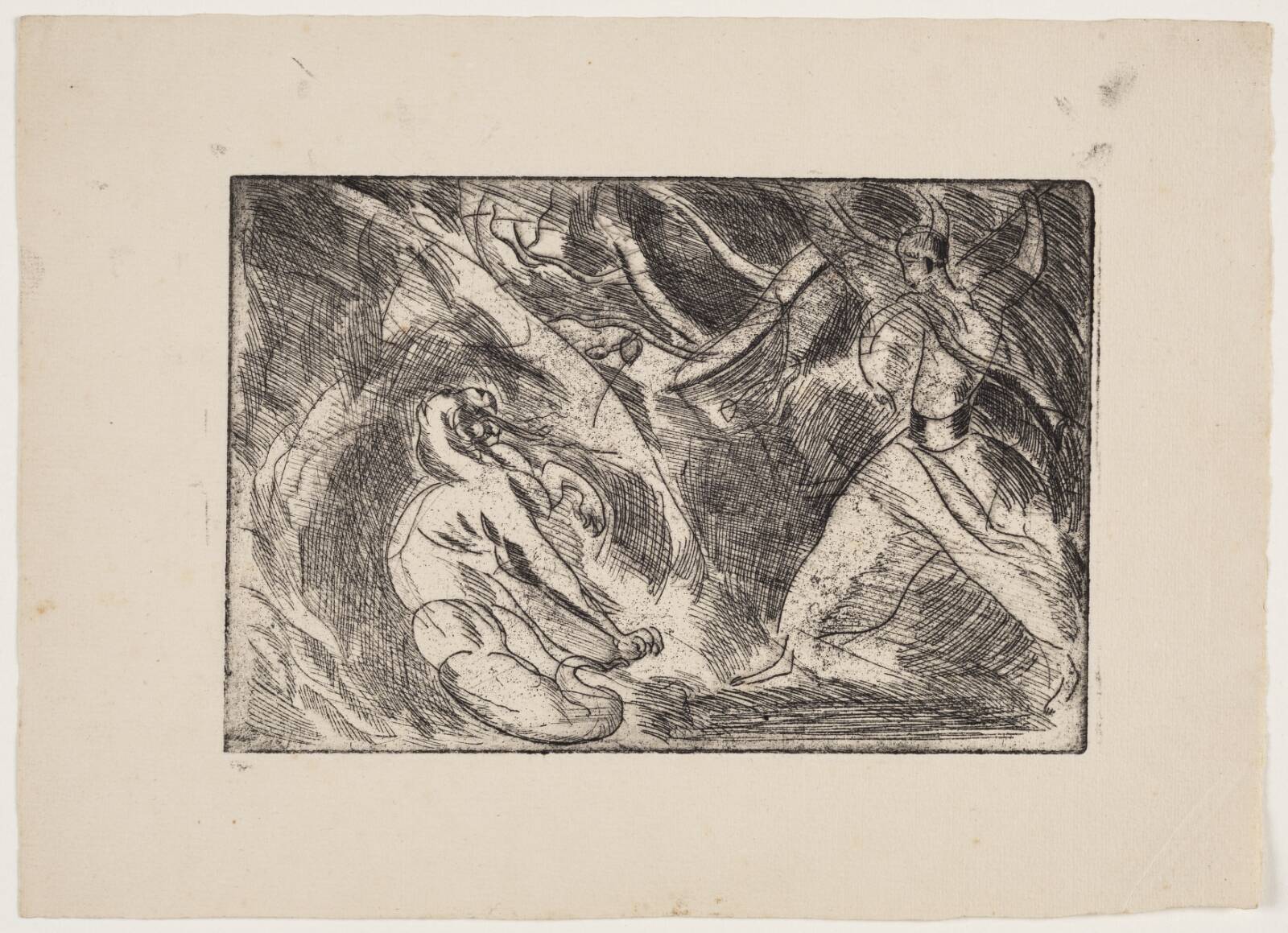 Dragekamp, Axel Salto, 1916