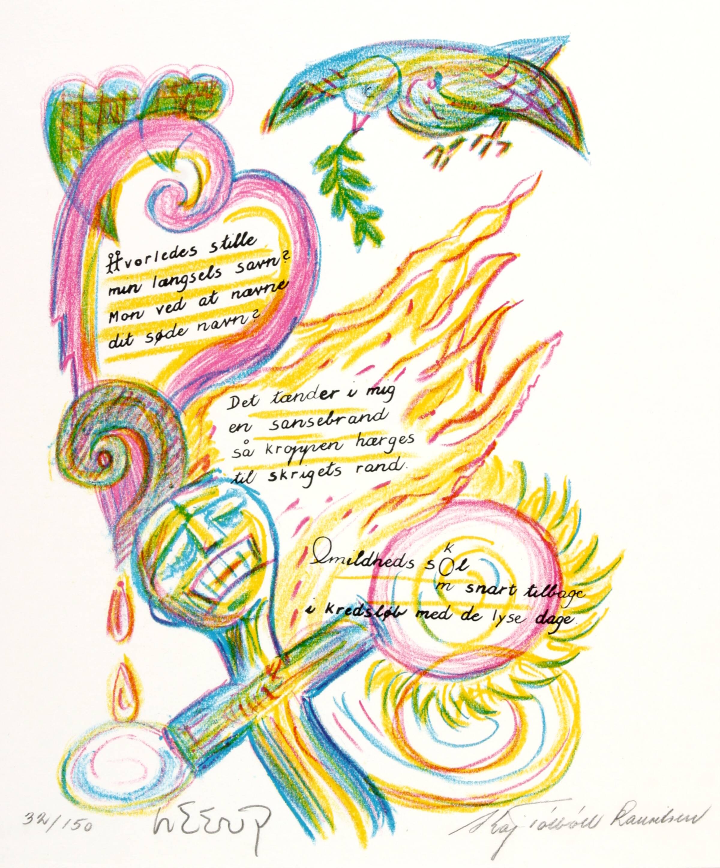 "Hvorledes stille min længsels savn...", Henry Heerup, 1968