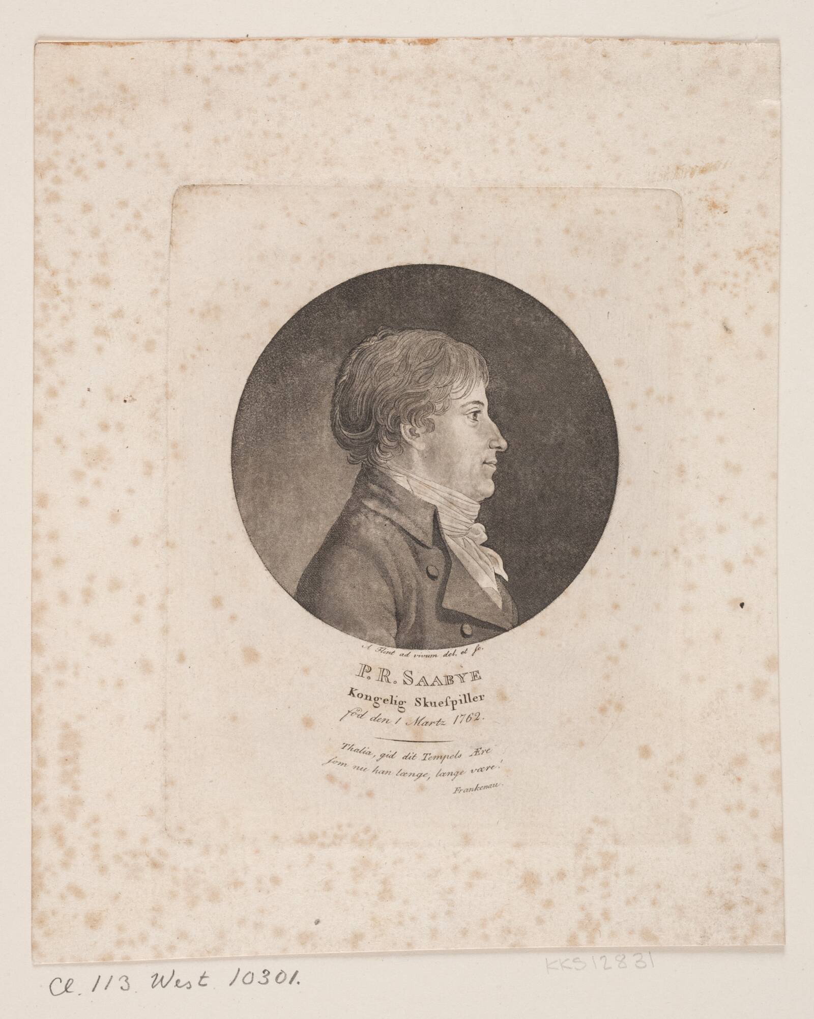 Peter R. Saabye, Andreas Flint, 1767-1824
