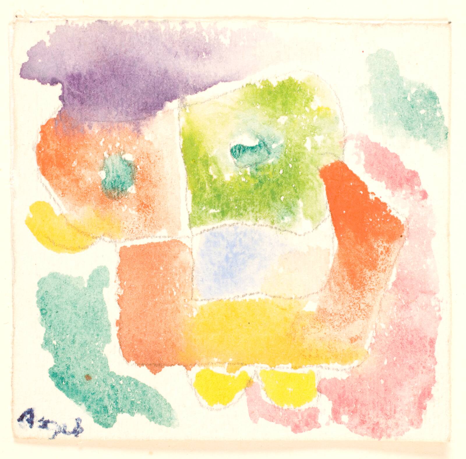 Ansigt, Asger Jorn, 1944