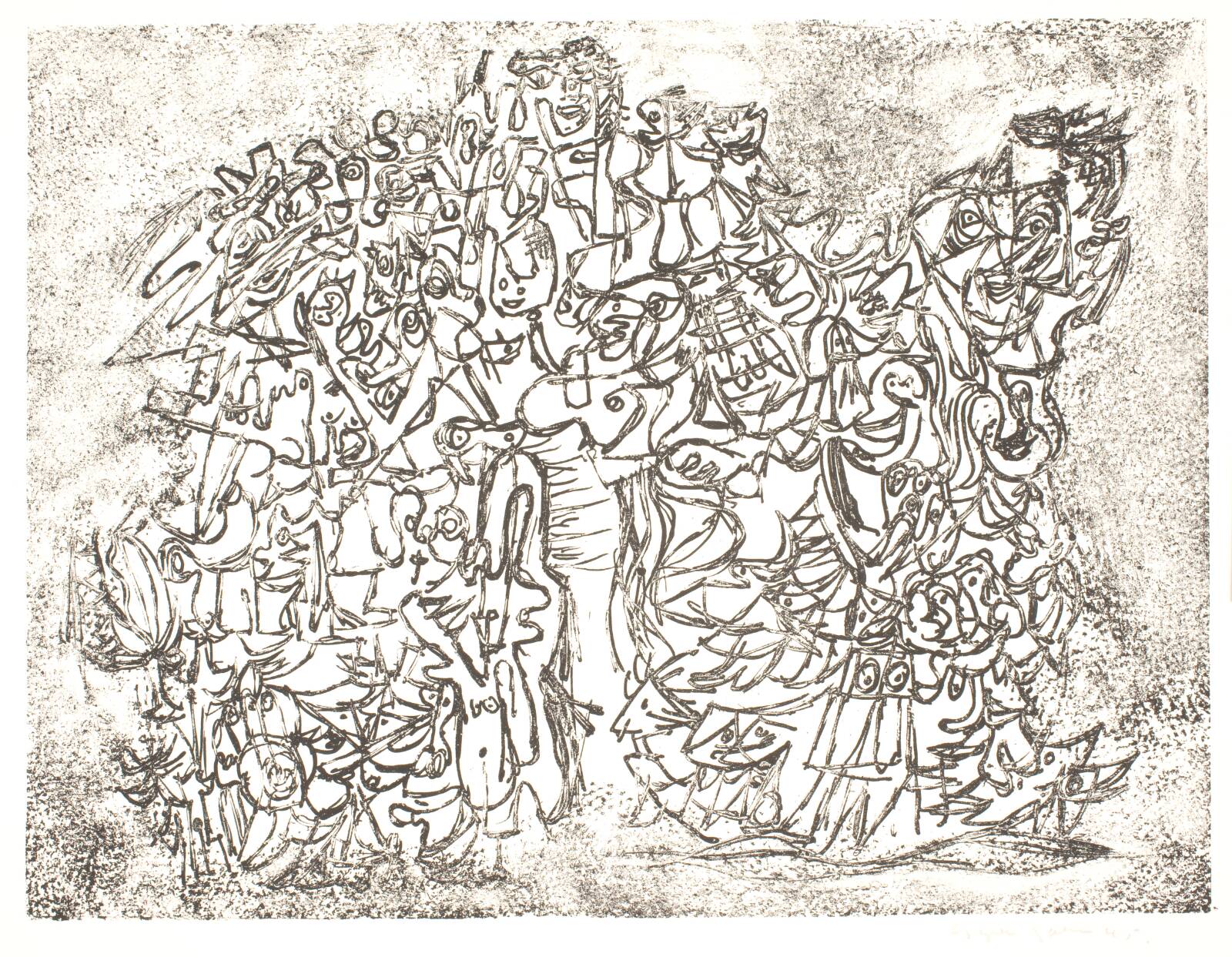 Uden titel, Asger Jorn, 1945