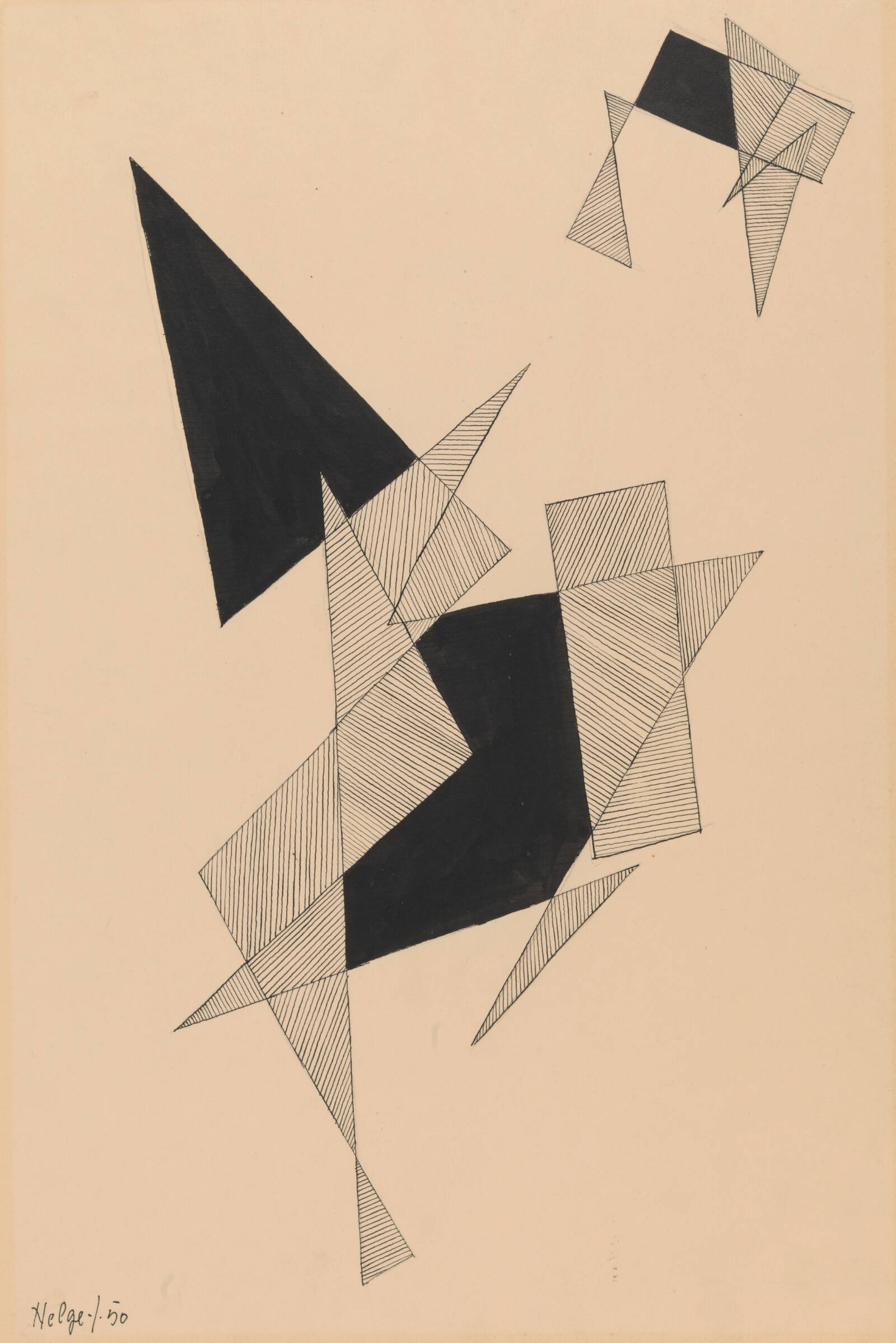 Uden titel, Helge Jacobsen, 1950