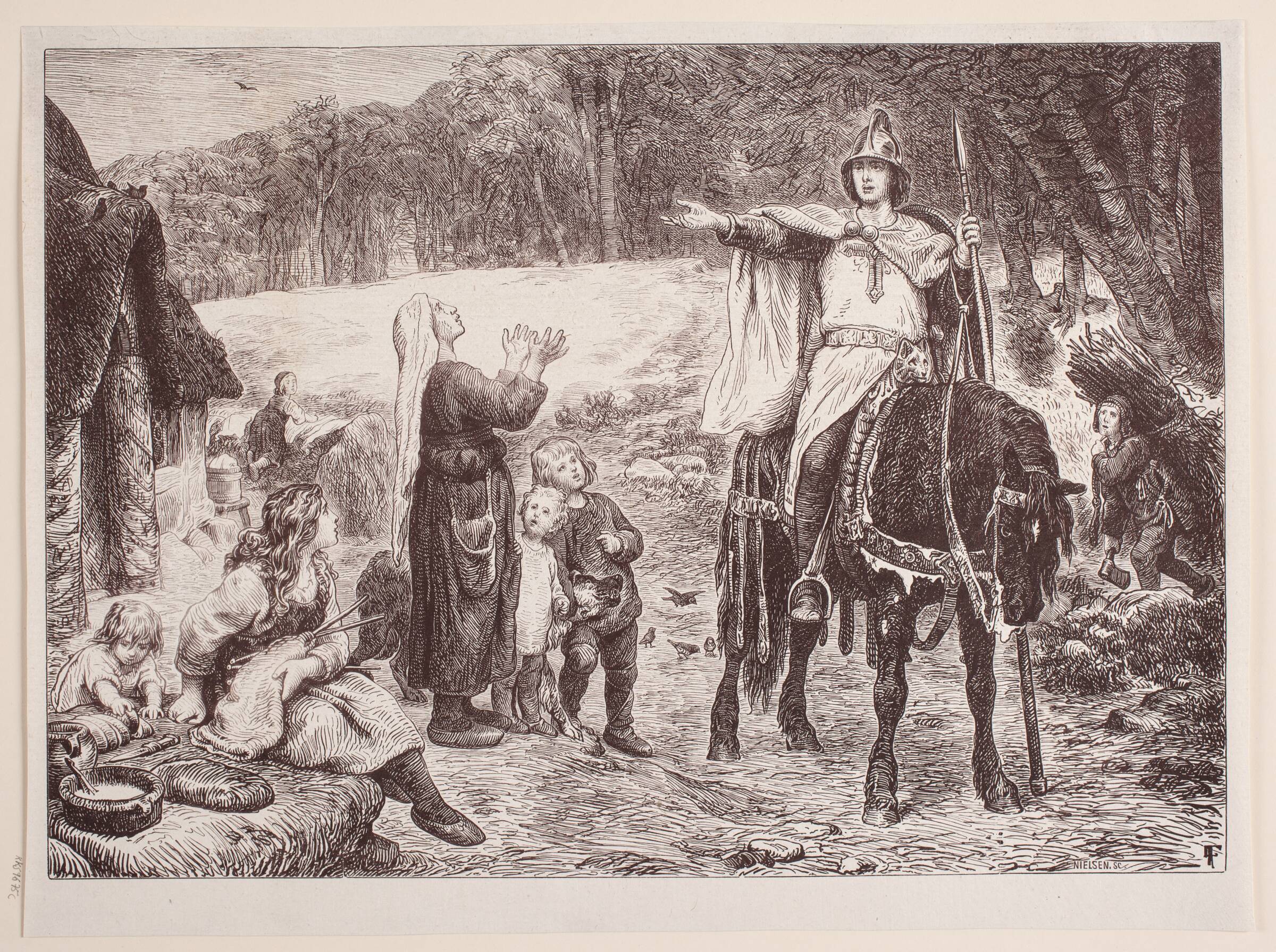 Ridderen af Kulsvierhytten, J.C. Nielsen, 1866