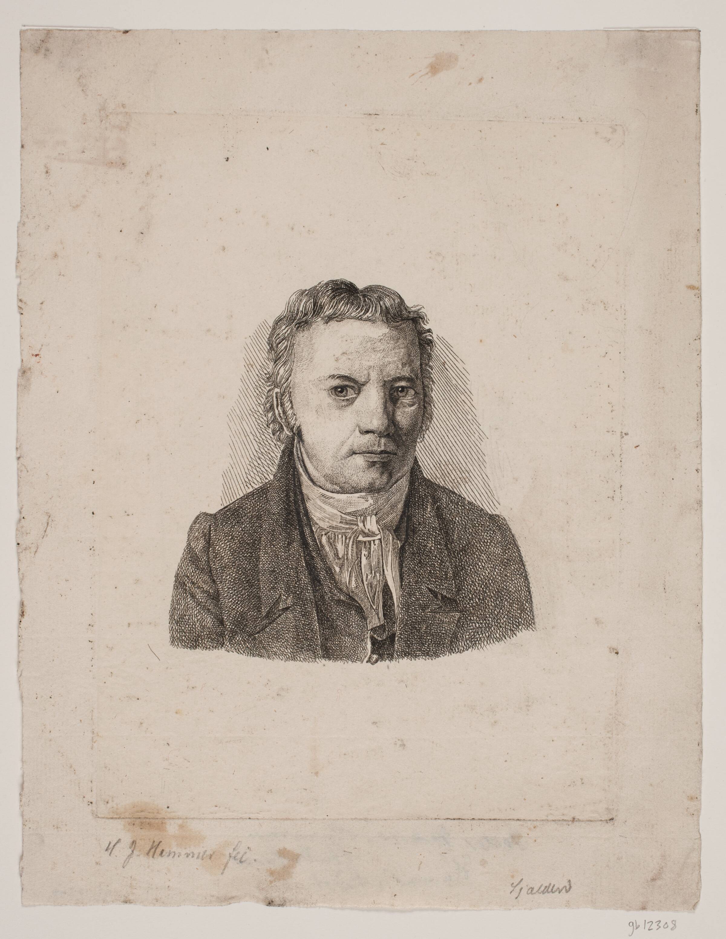 Portræt af kunstnerens Fader, Skibsføren Hammer, H.J. Hammer, 1815-1882