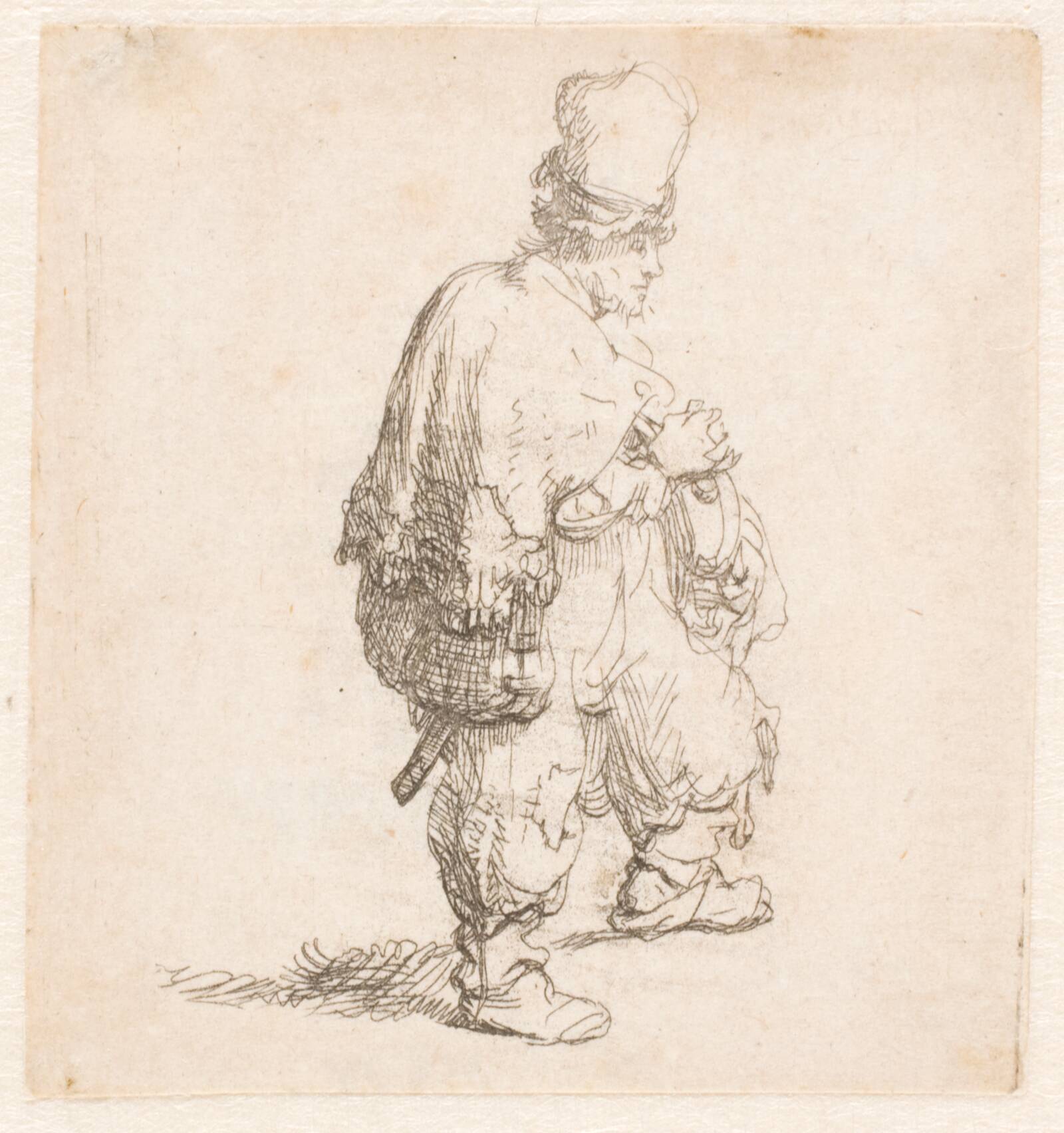 Stående polak, Rembrandt van Rijn, 1631