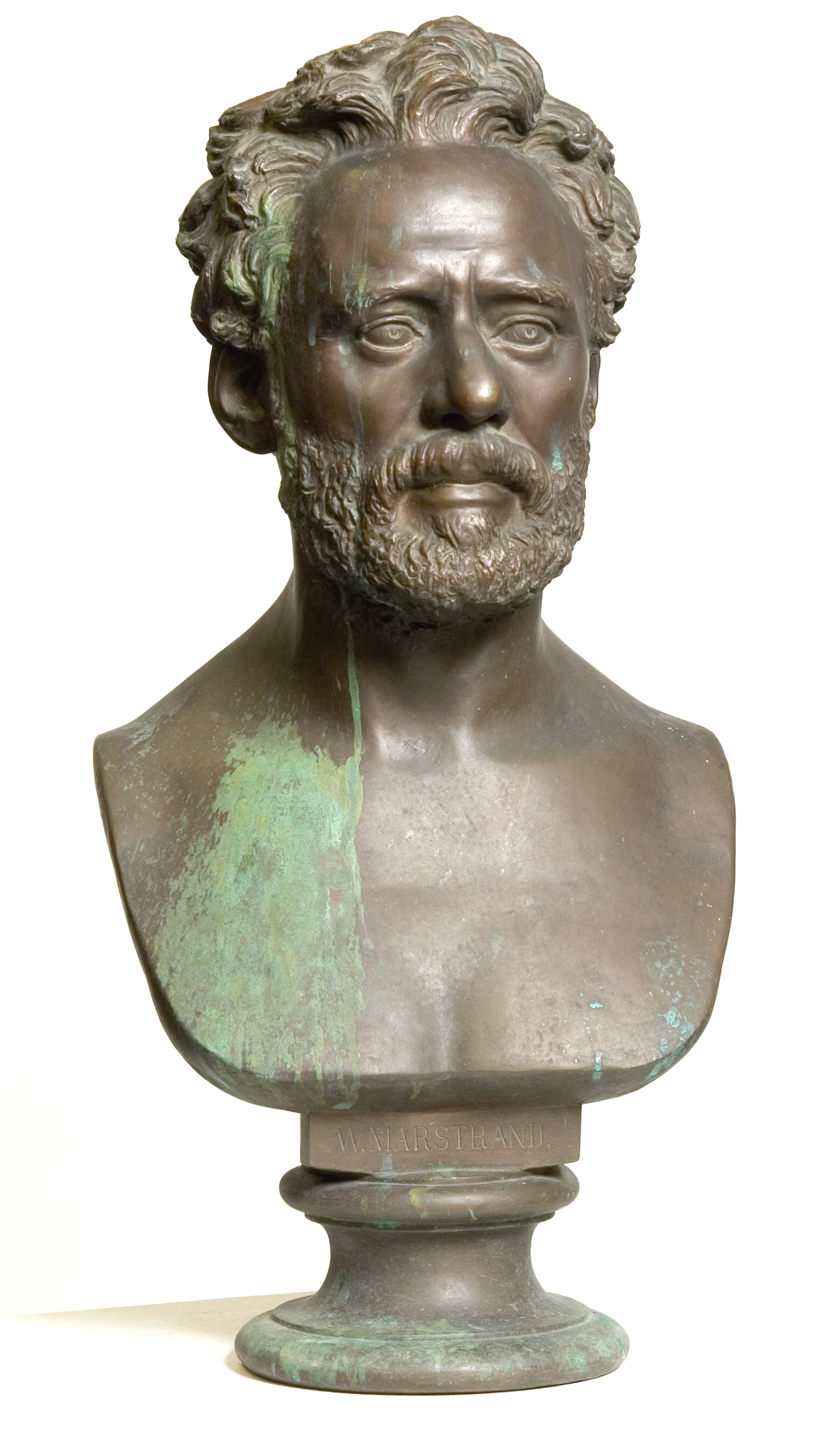 Maleren Wilhelm Marstrand, H.W. Bissen, 1858