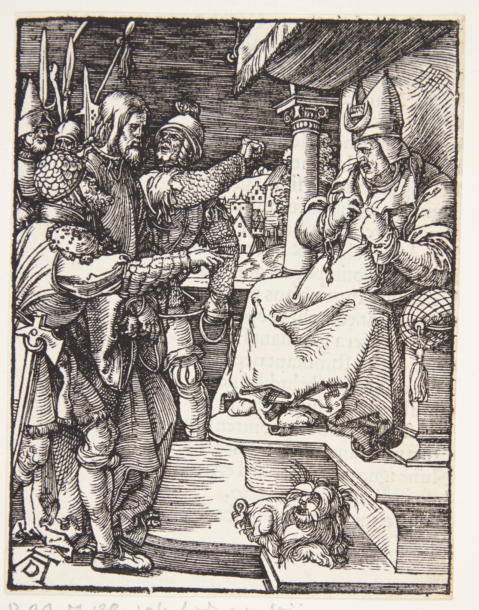 Kristus for Kaifas, Albrecht Dürer, 1506-1509
