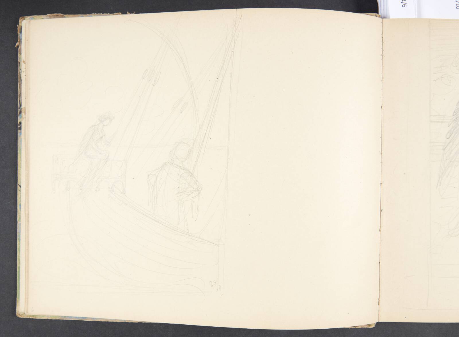 Studie til "Jomfru Blidelil", Agnes Slott-Møller, 1911-1935
