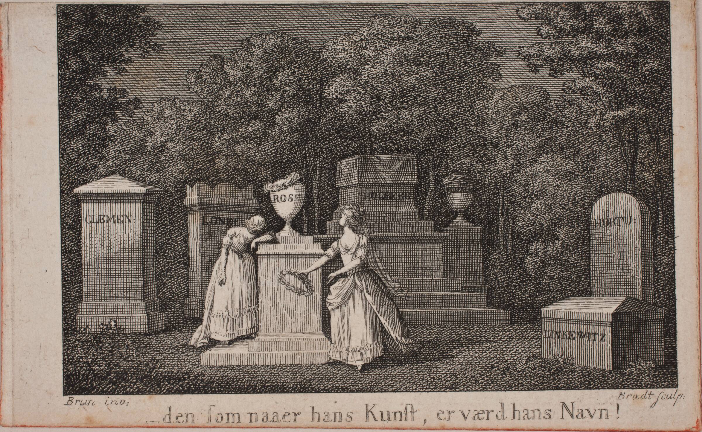 Rosas Mindefest, Bradt, F.L., 1784