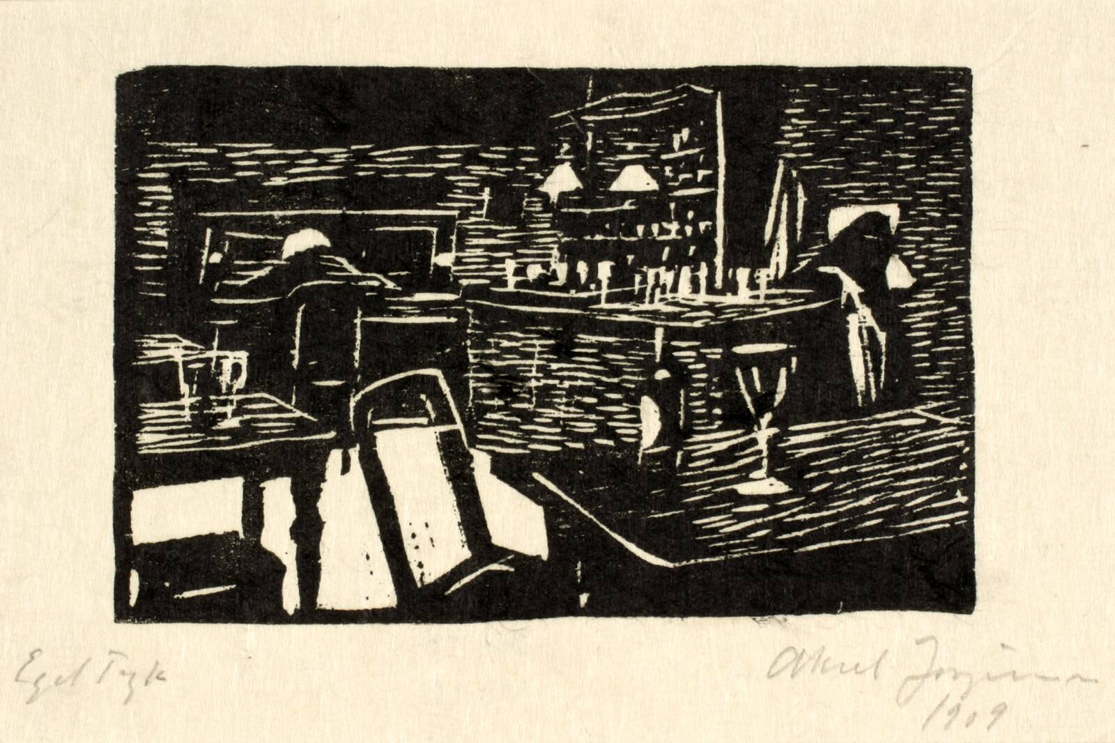Julestemning, Aksel Jørgensen, 1909