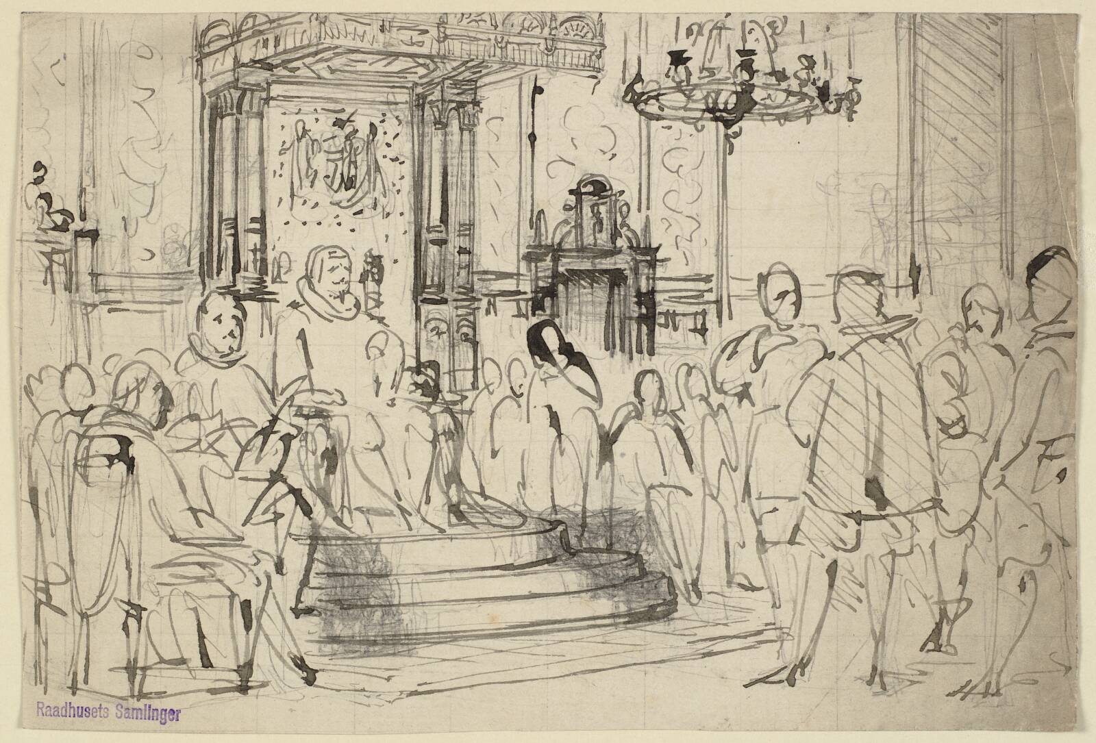 Christian IV i retten, Wilhelm Marstrand, 1810-1873