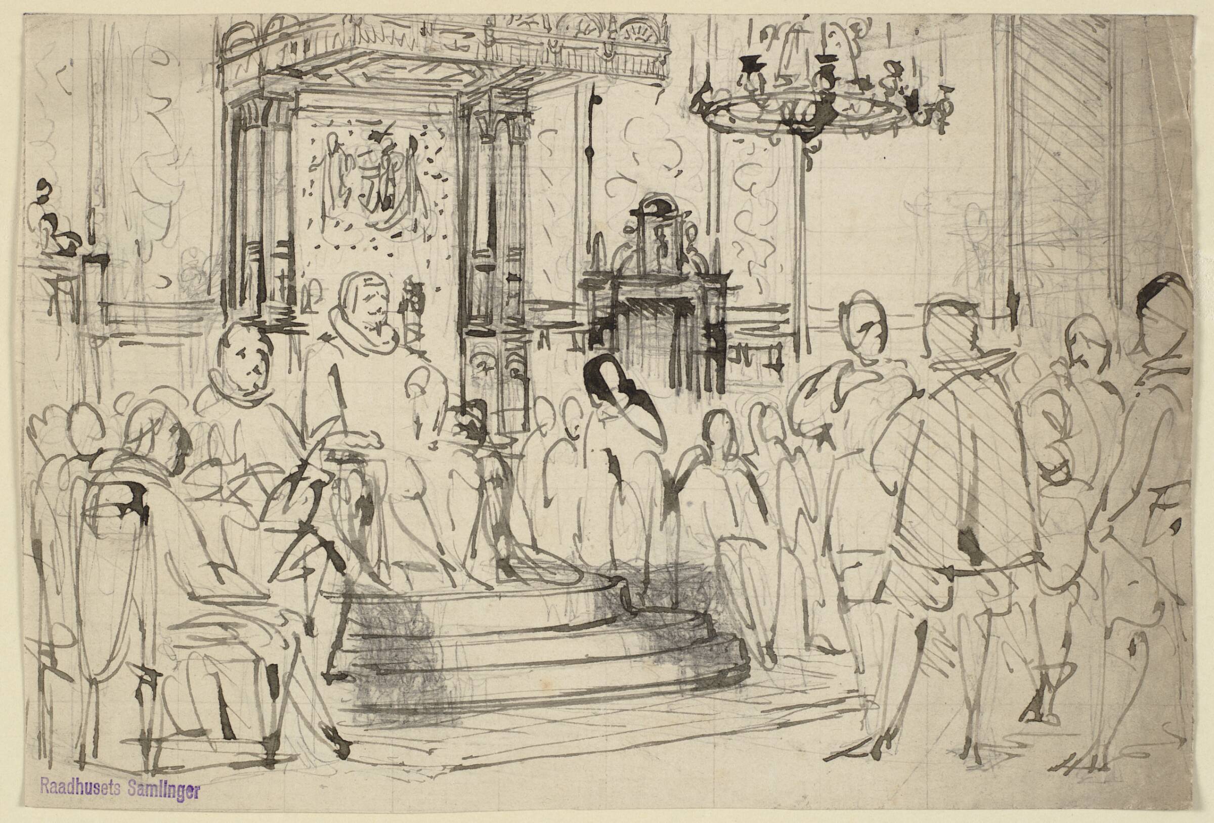 Christian IV i retten, Wilhelm Marstrand, 1810-1873