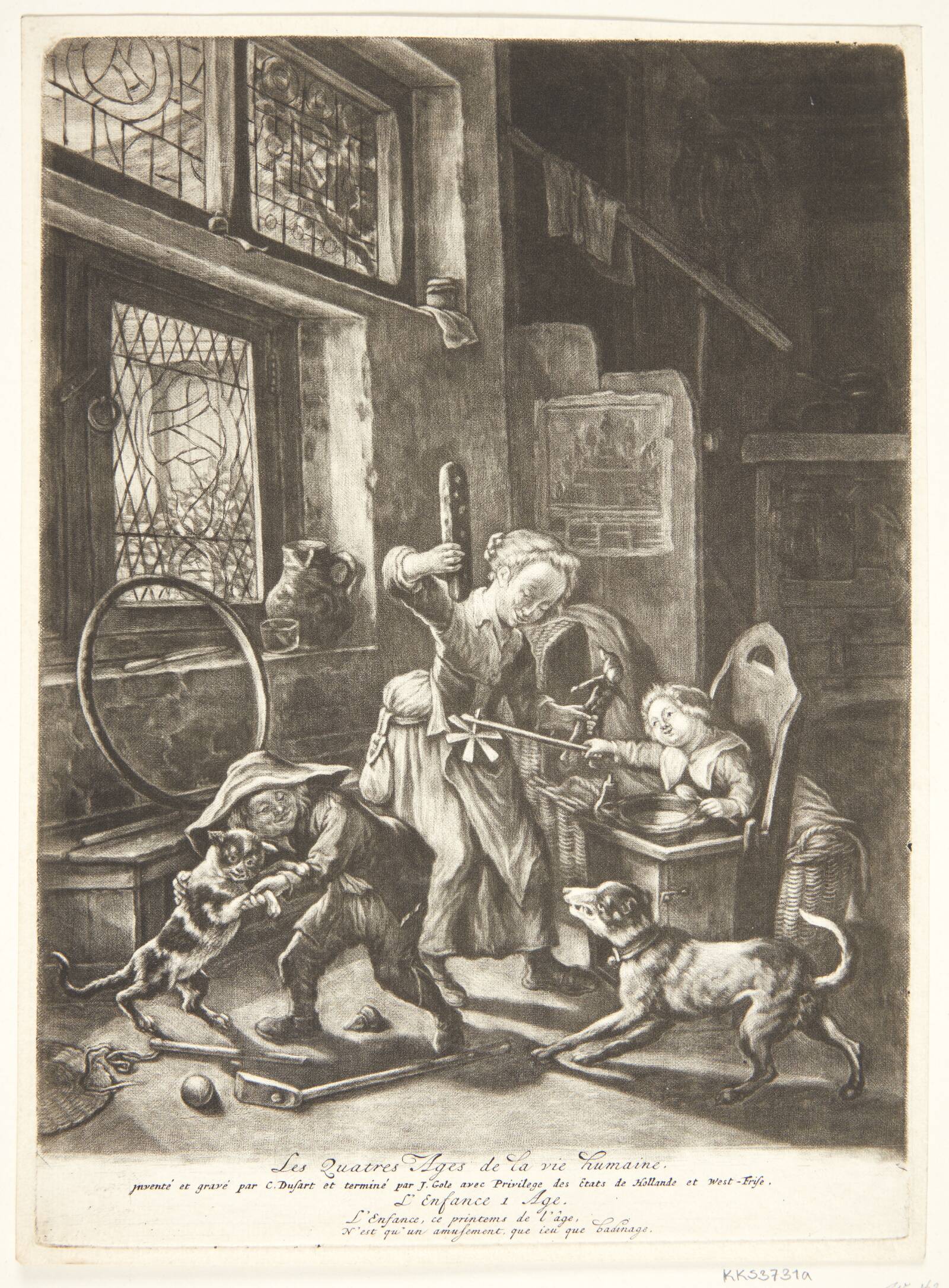 Barndom, Cornelis Dusart, 1660-1704