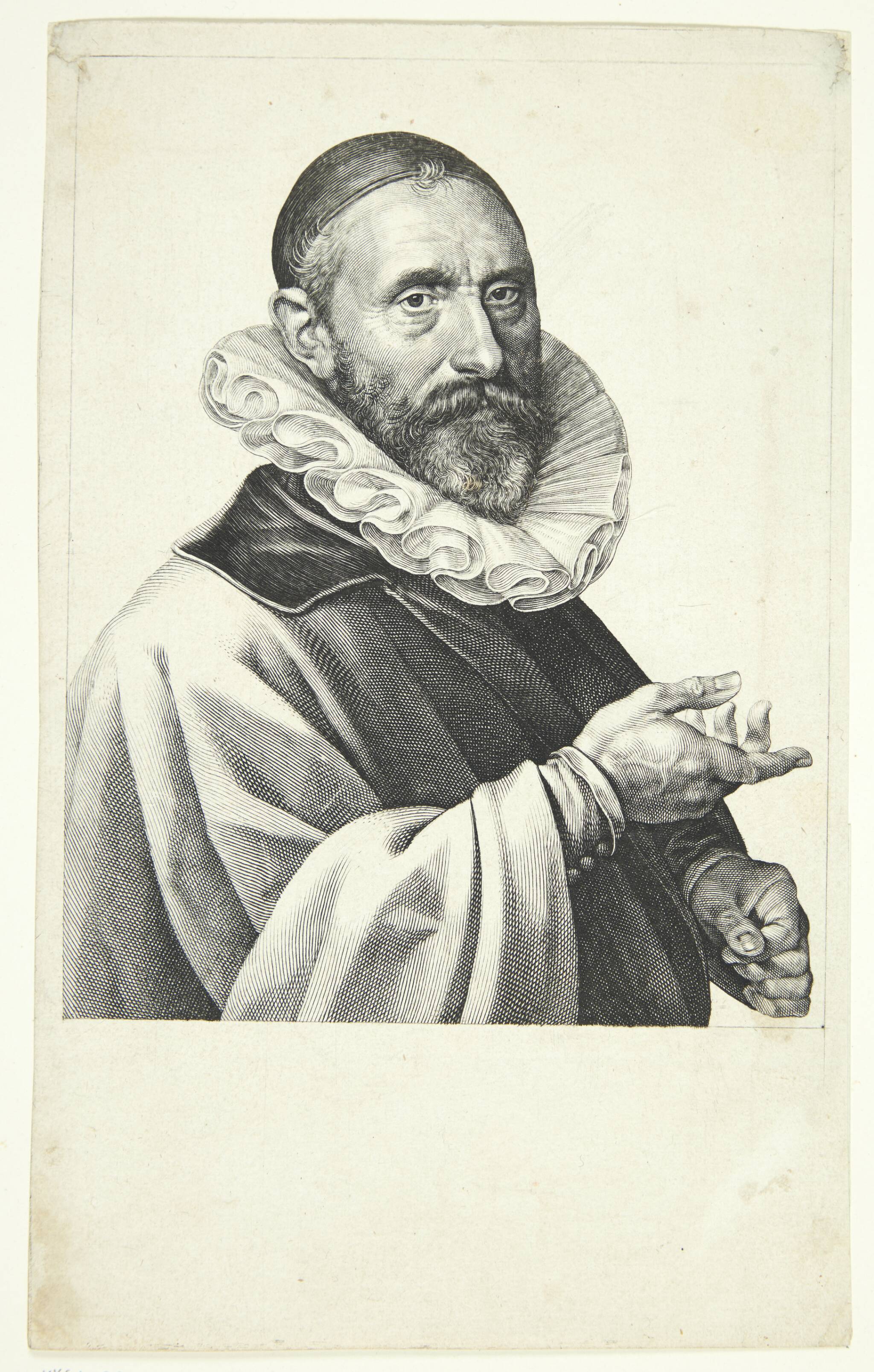 1624 engraved portrait of Jan Pieterszoon Sweelinck