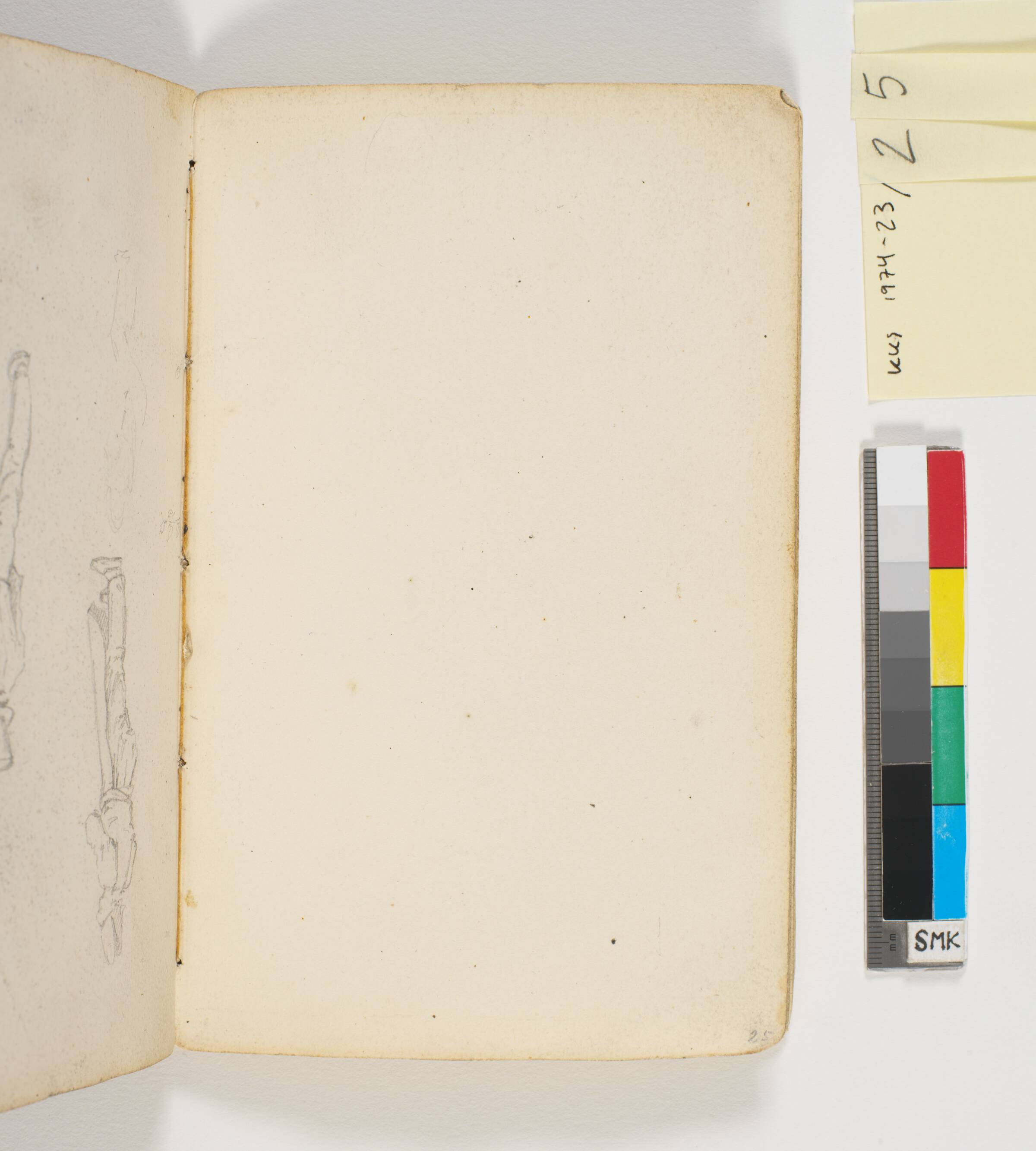Blank, Martinus Rørbye, 1825-1826