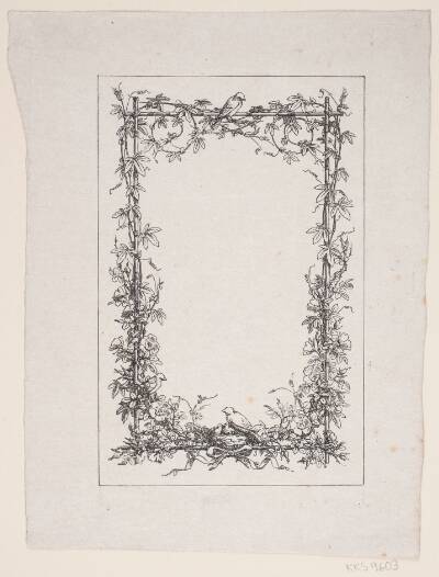 Indramning: Blomster og Fugle