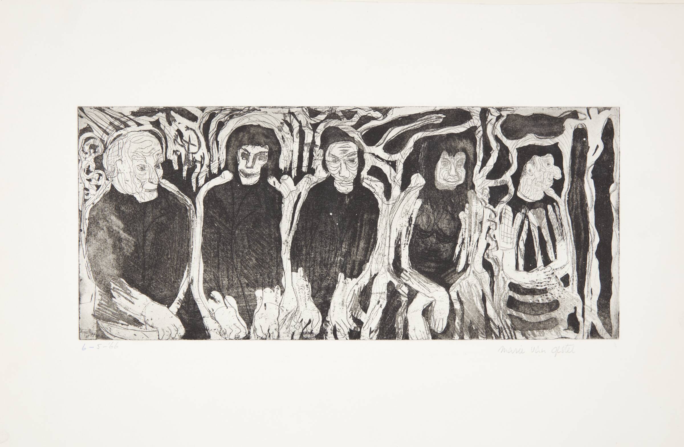 De fem tider ("De vijf tijden"), Marie van Gestel, 1966