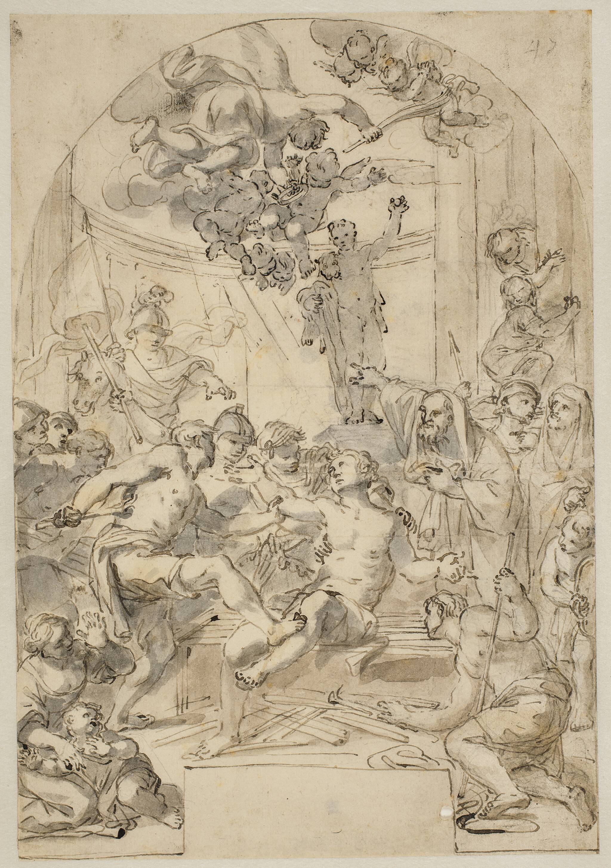 Den hellige Laurentius' martyrium