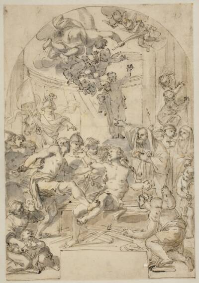 Den hellige Laurentius' martyrium