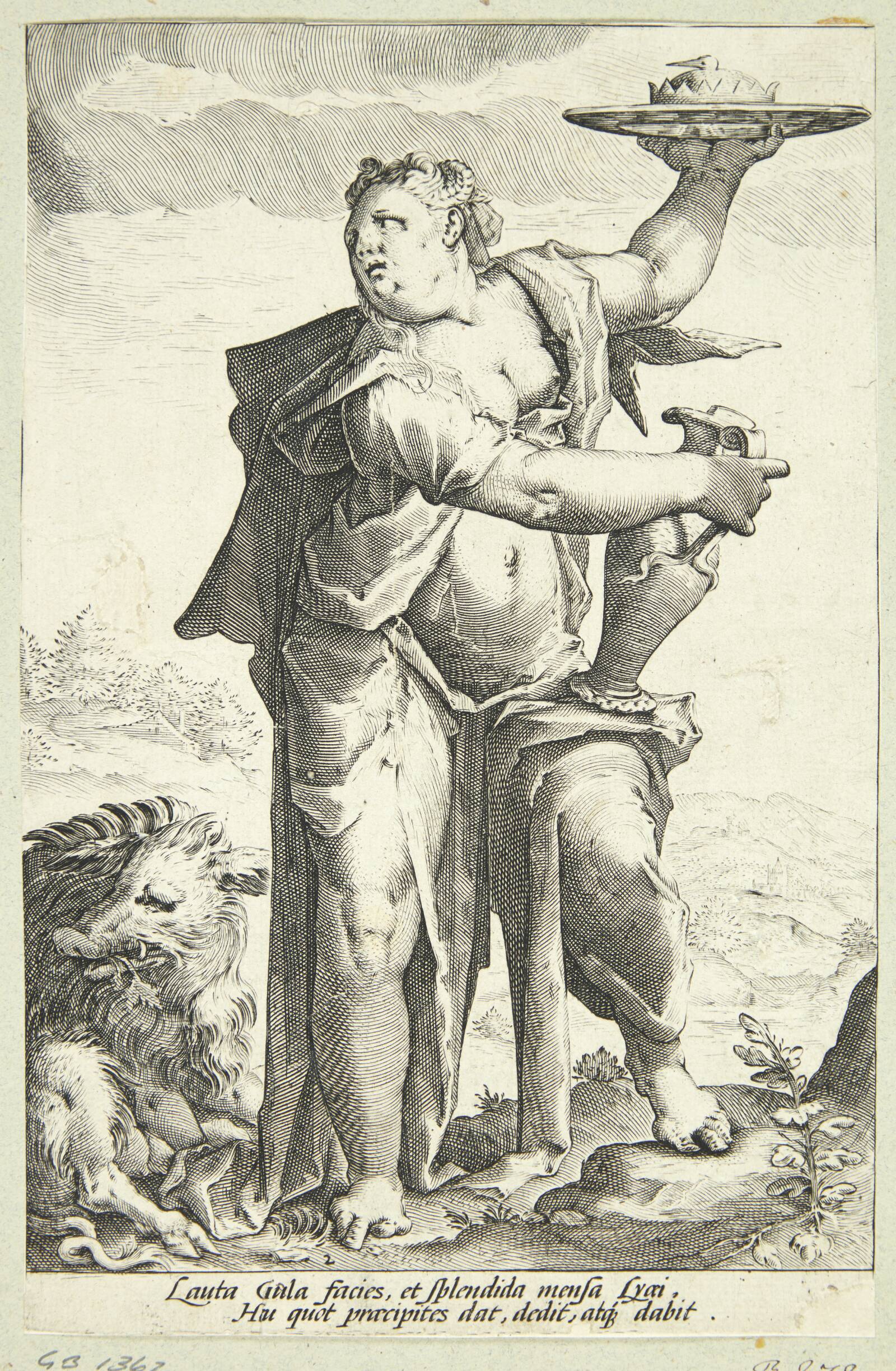 Frådseri, Jacob Matham, 1585-1588