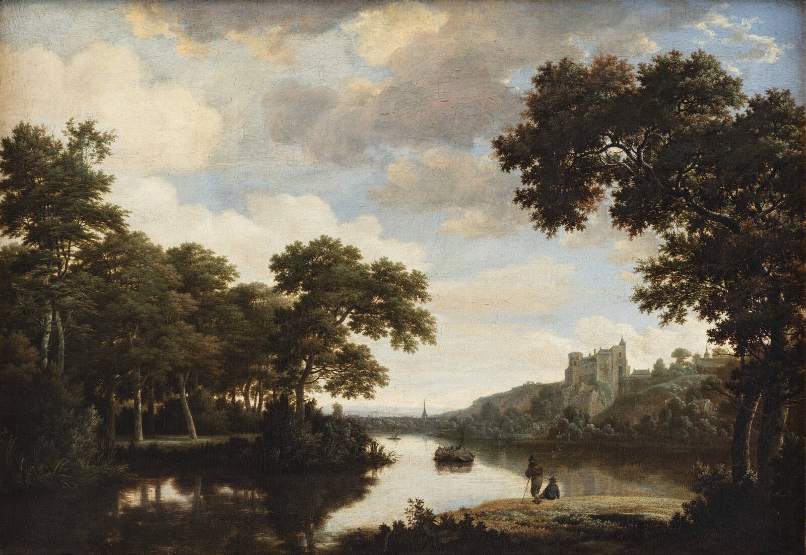 Flodlandskab, Joris van der Haagen, 1630-1669