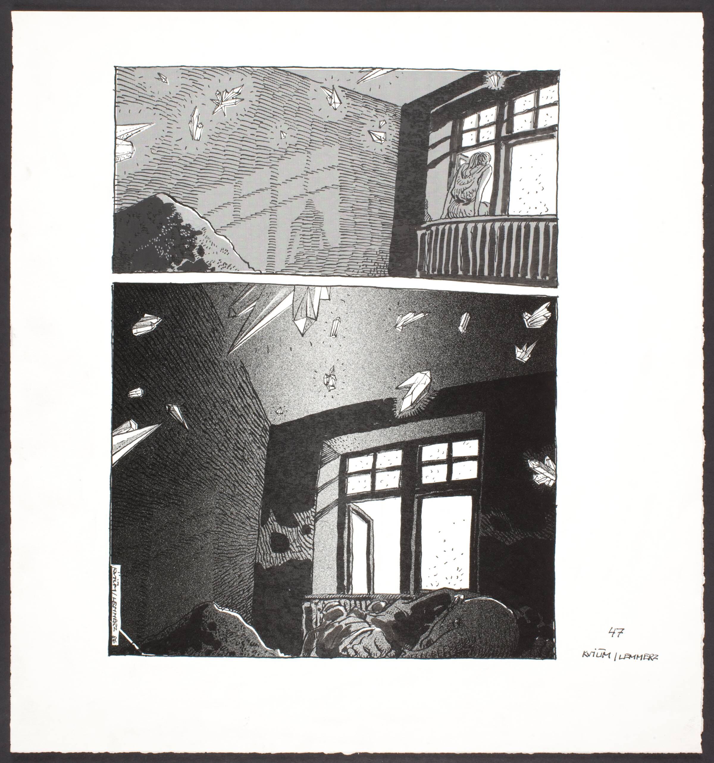 Performance, Michael Kvium, 1985-1986