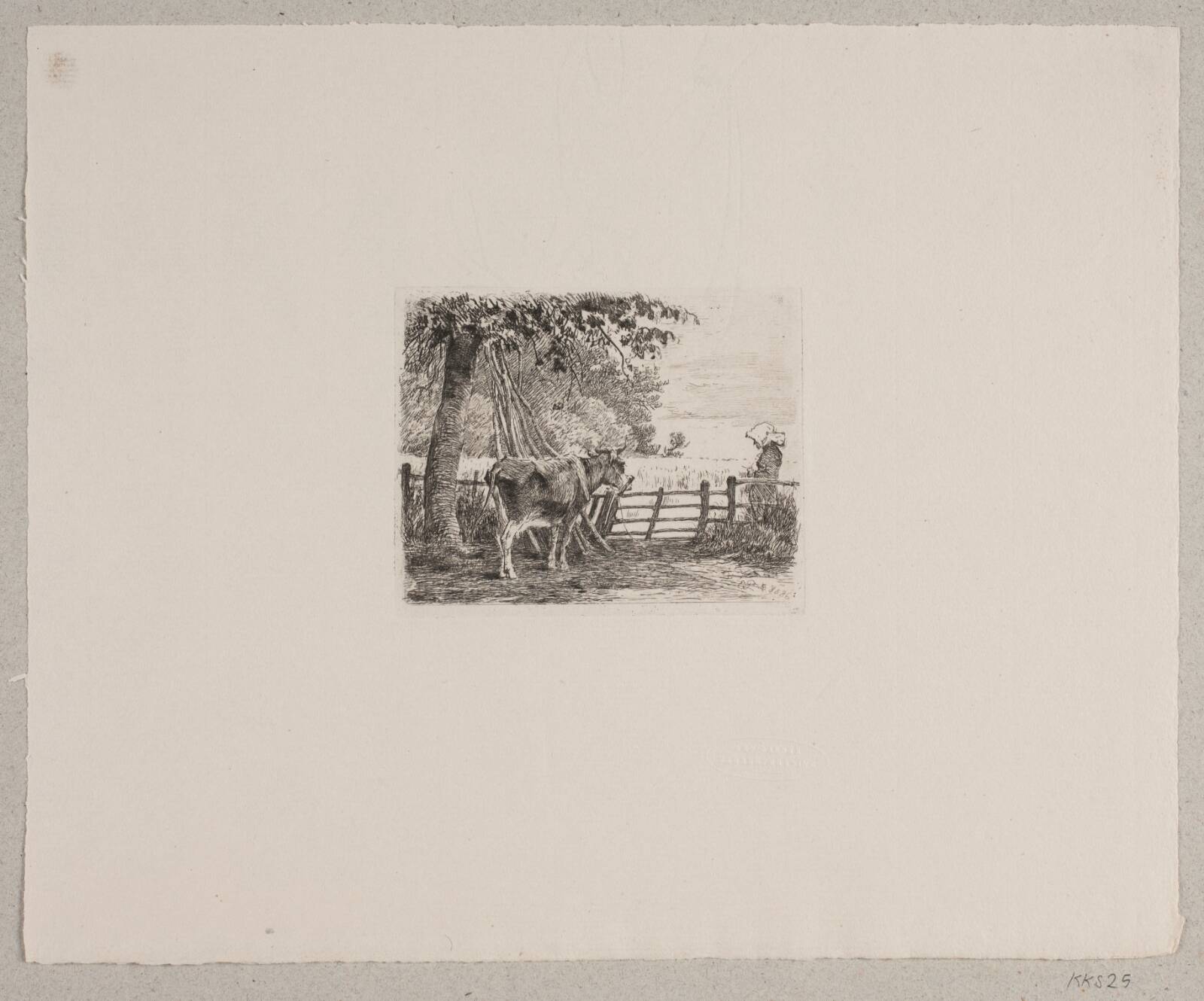 Ved leddet, Edvard Petersen, 1886