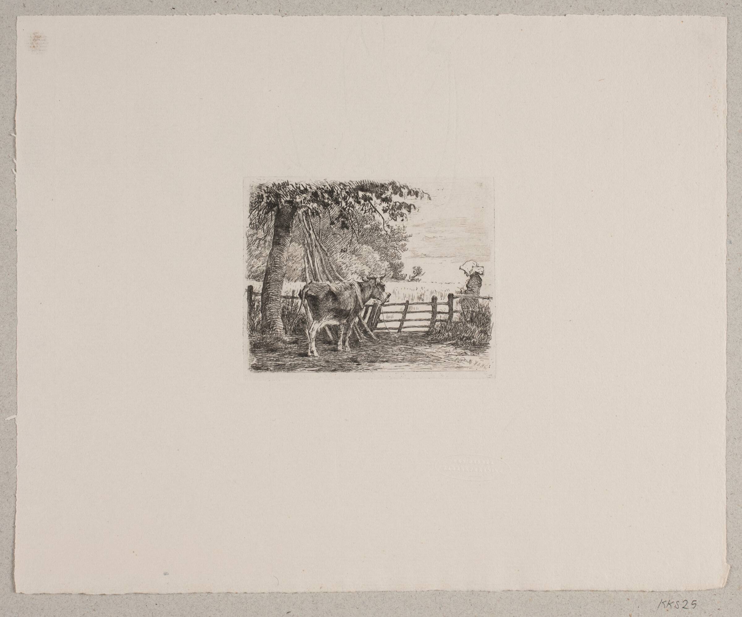 Ved leddet, Edvard Petersen, 1886