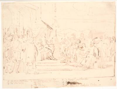 Hertug Frederik III af Gottorp modtager 11. august 1639 et persisk gesandtskab.