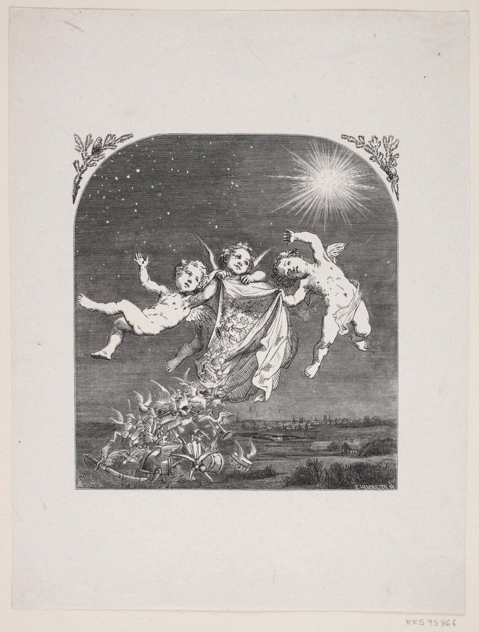 Illustration til August Bangs Børneblad, F. Hendriksen, 1873-1923