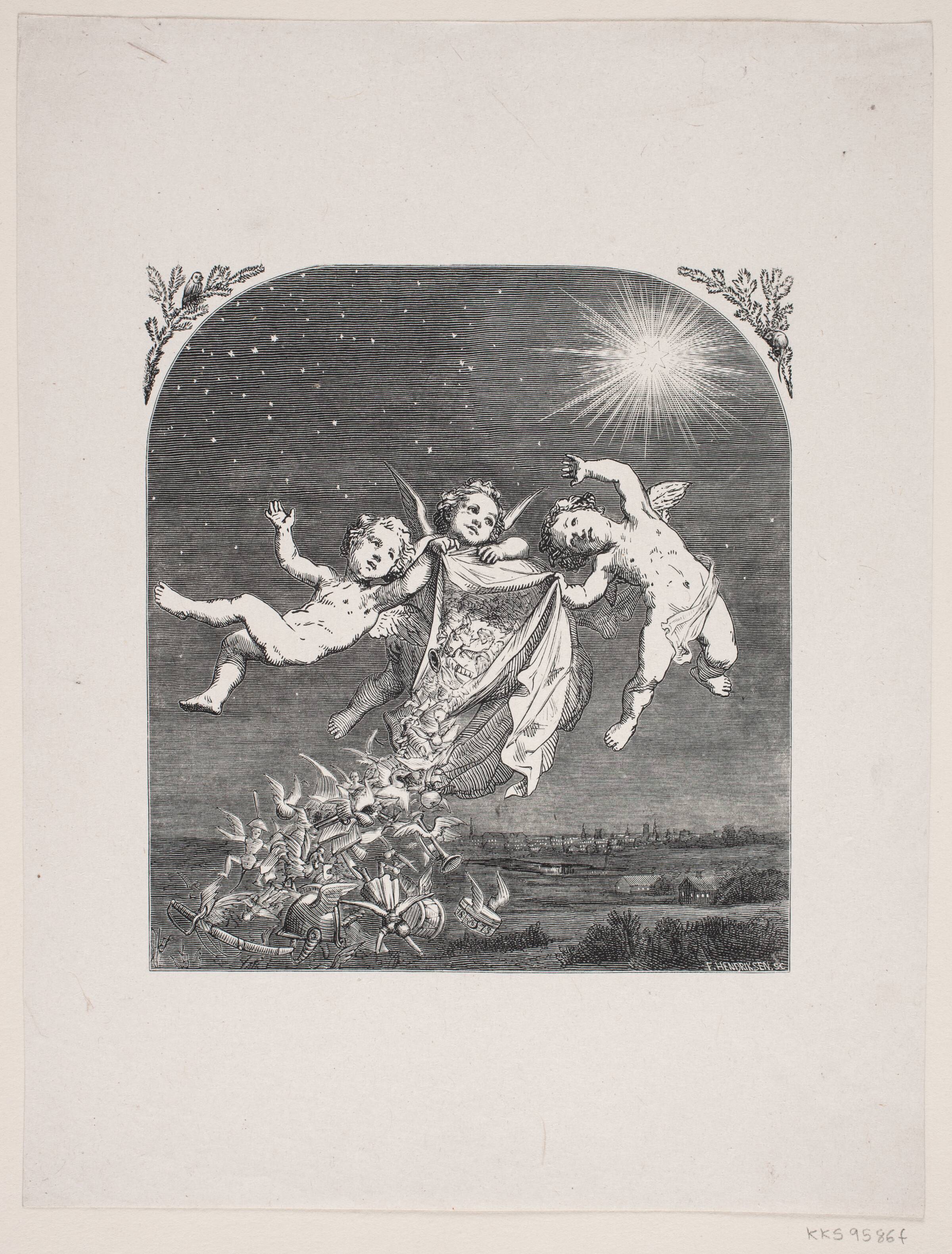 Illustration til August Bangs Børneblad, F. Hendriksen, 1873-1923
