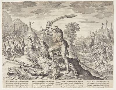 David skiller hovedet fra Goliats krop