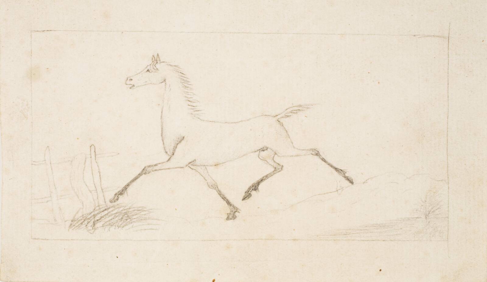 En hest i trav, Lorenz Frølich, 1735-1835
