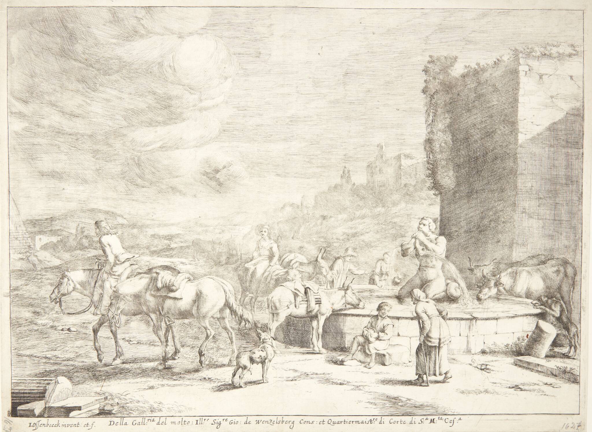 Tritonfontænen ved San Paolo-porten i Rom